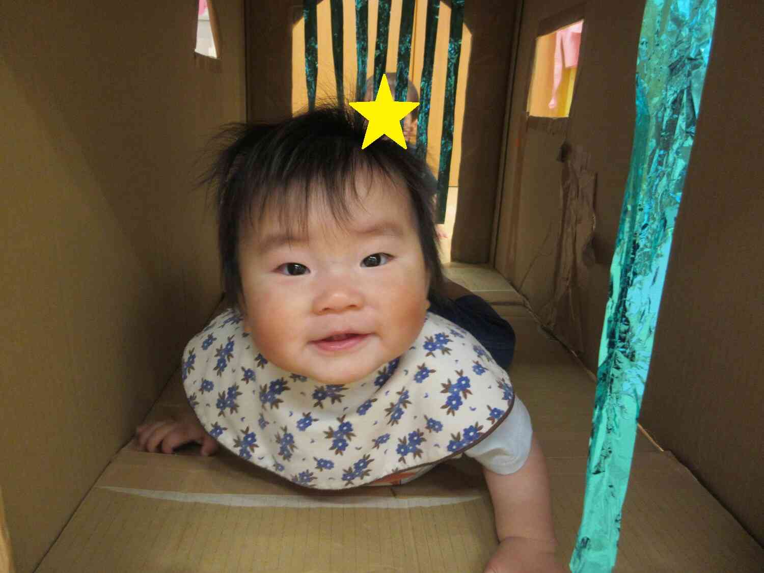 トンネルの中に入るのも大好きだよ☆