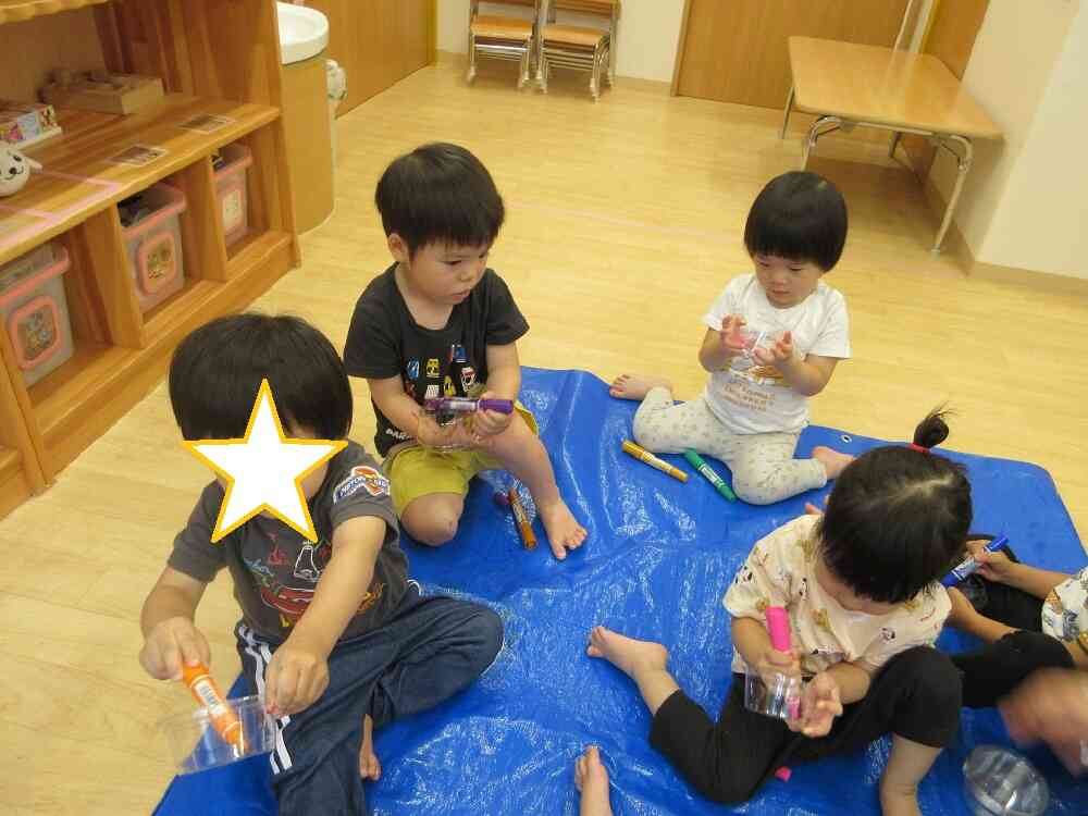 夏祭りにむけて☆　2歳児うさぎ組