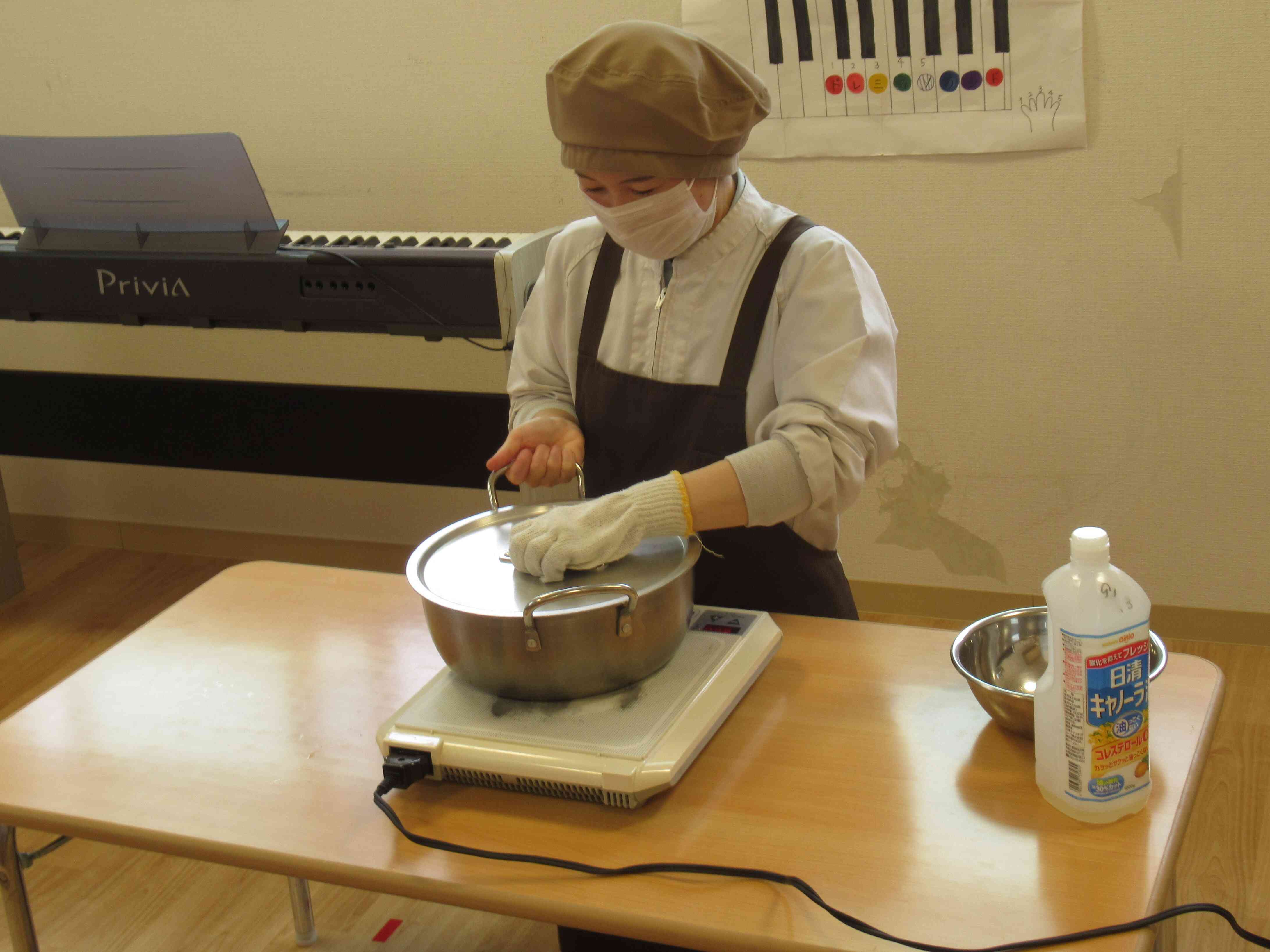 鍋の中には・・・。