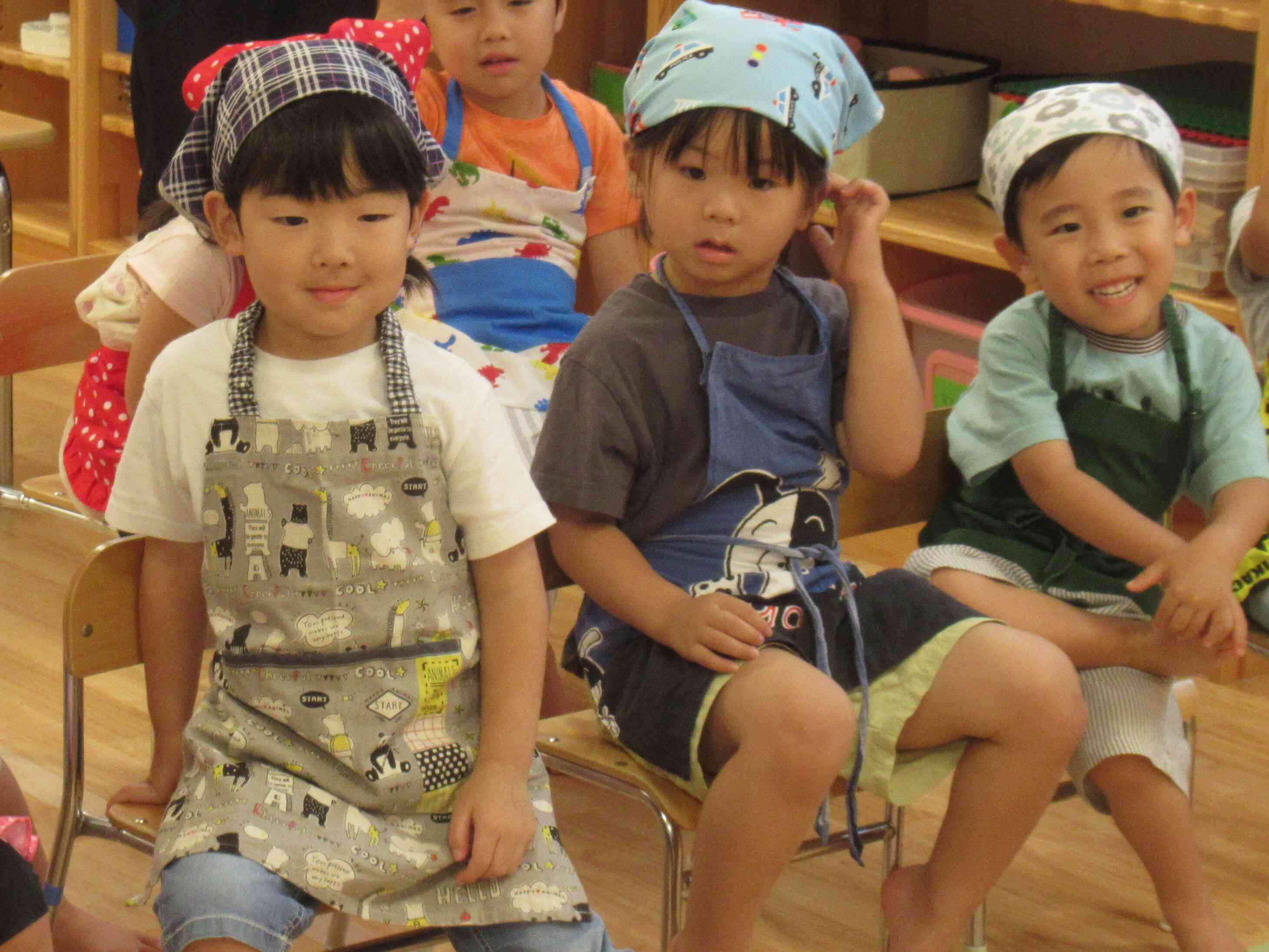 食育　～ポップコーン作り～　【りす・ぱんだ組】