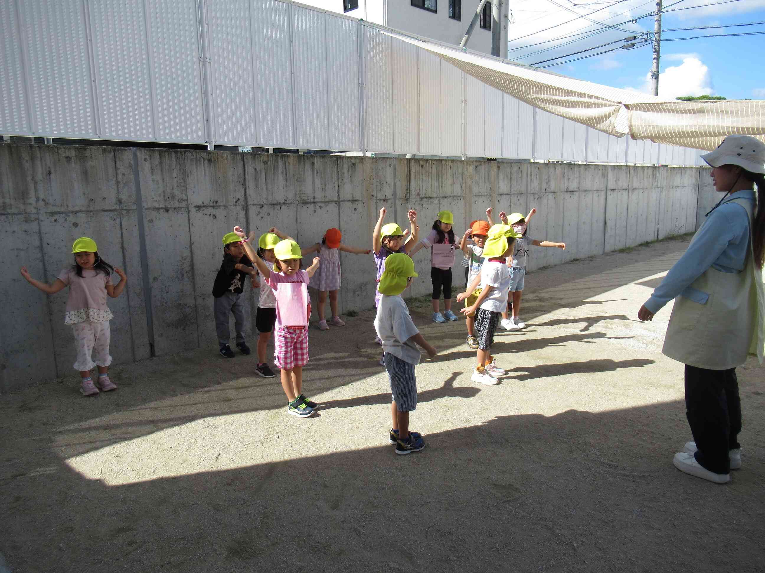 いつも元気いっぱい　きりん組！