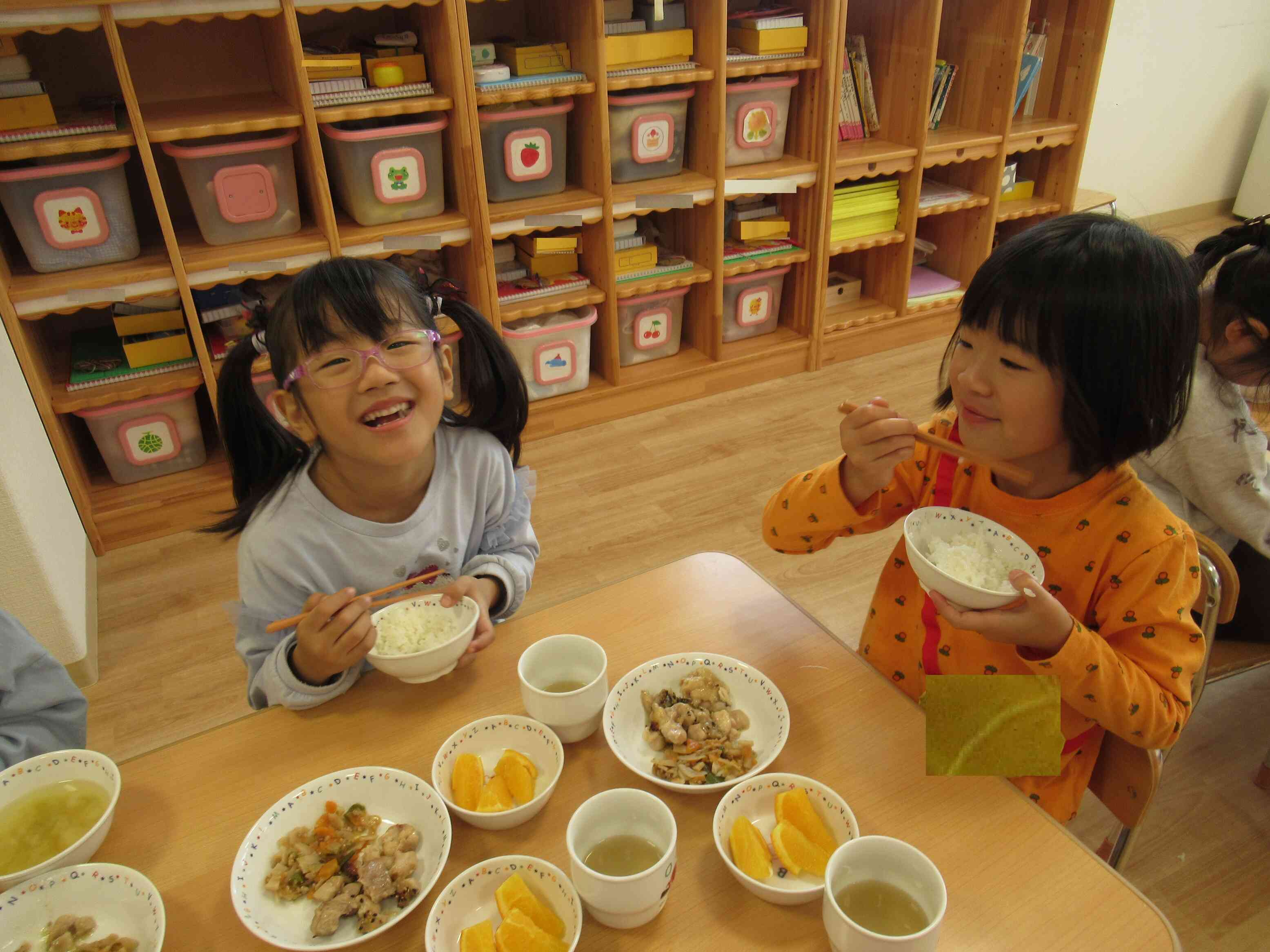 たくさん遊んだ後は・・・