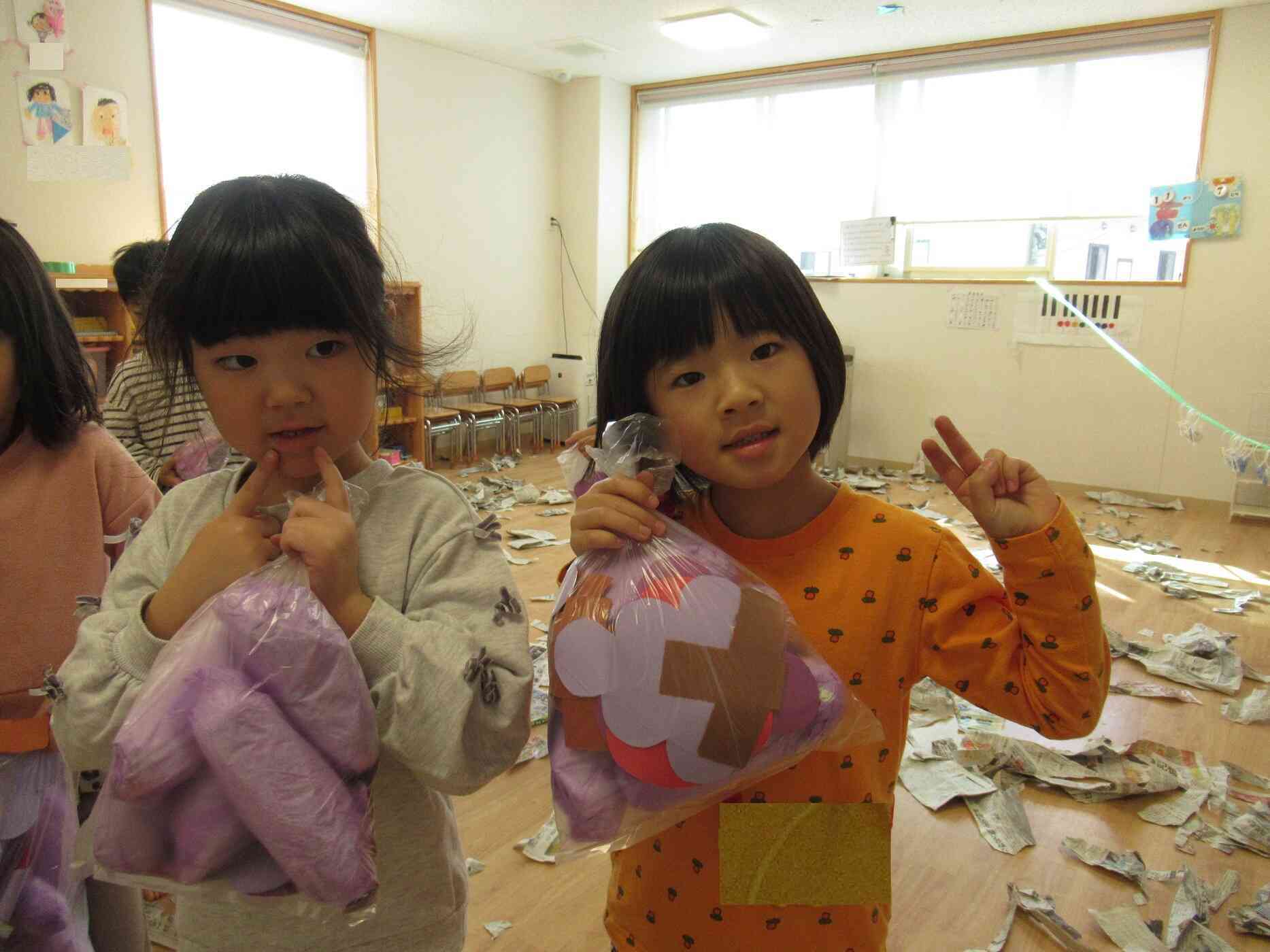 こんなにたくさんとれたよ！