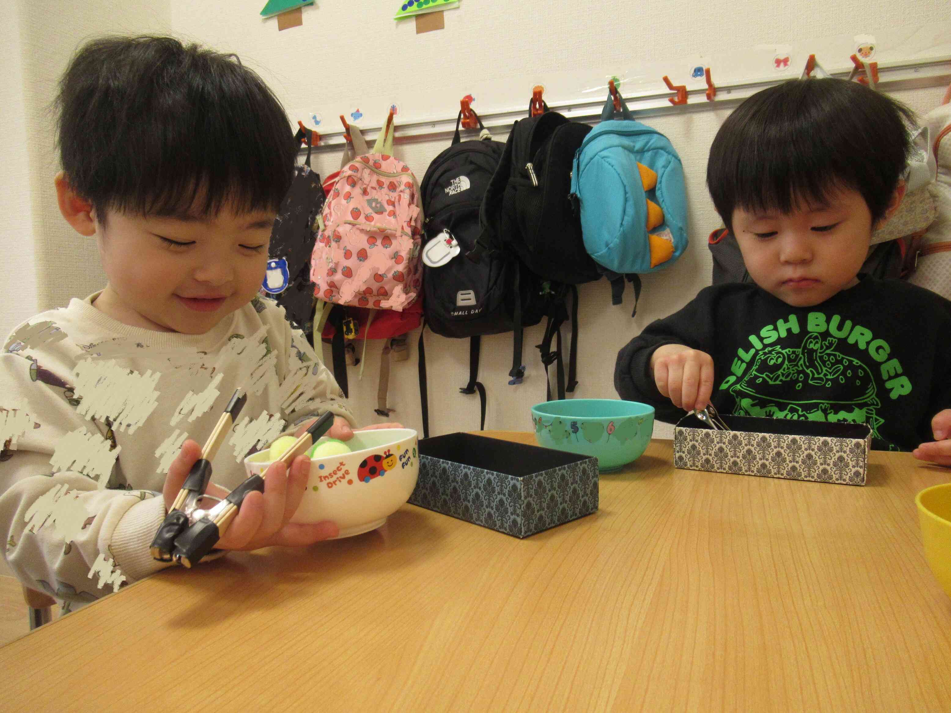 たくさん入れることが出来たよ！