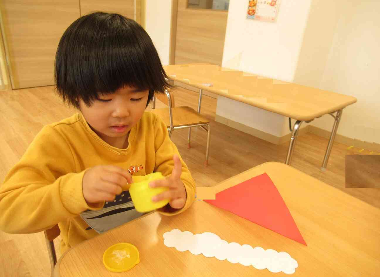 サンタさんを作ろう！！！（りす組）