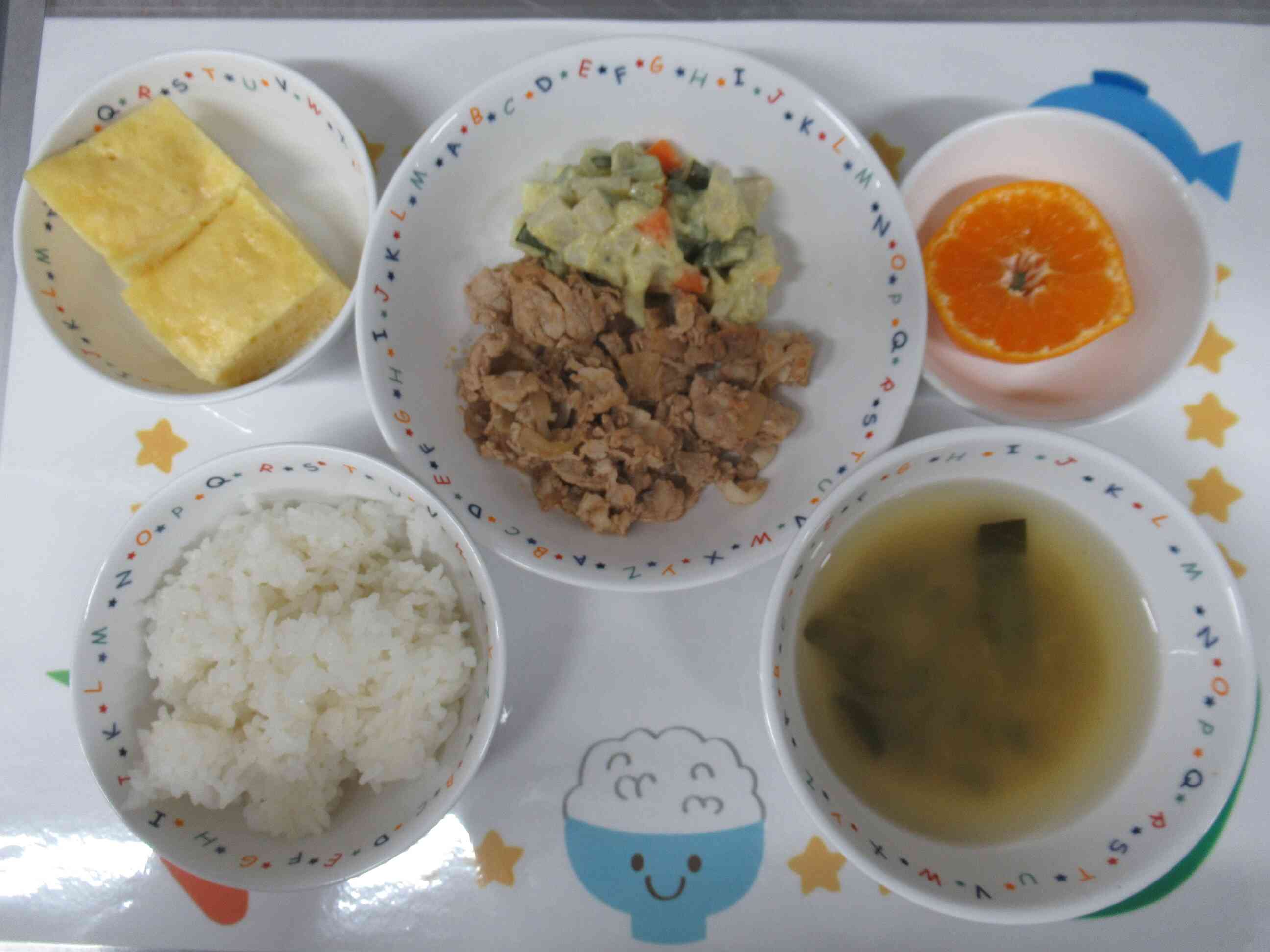 12月１日の給食・おやつ