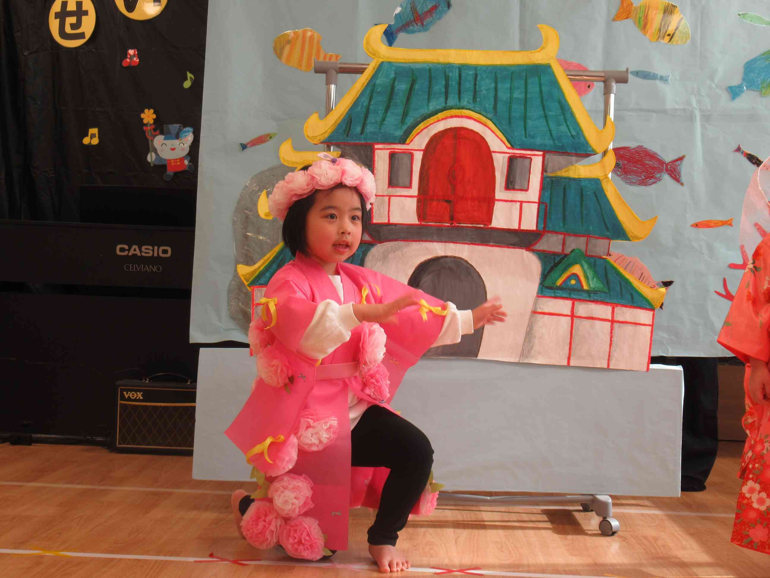 生活発表会ではね・・・。