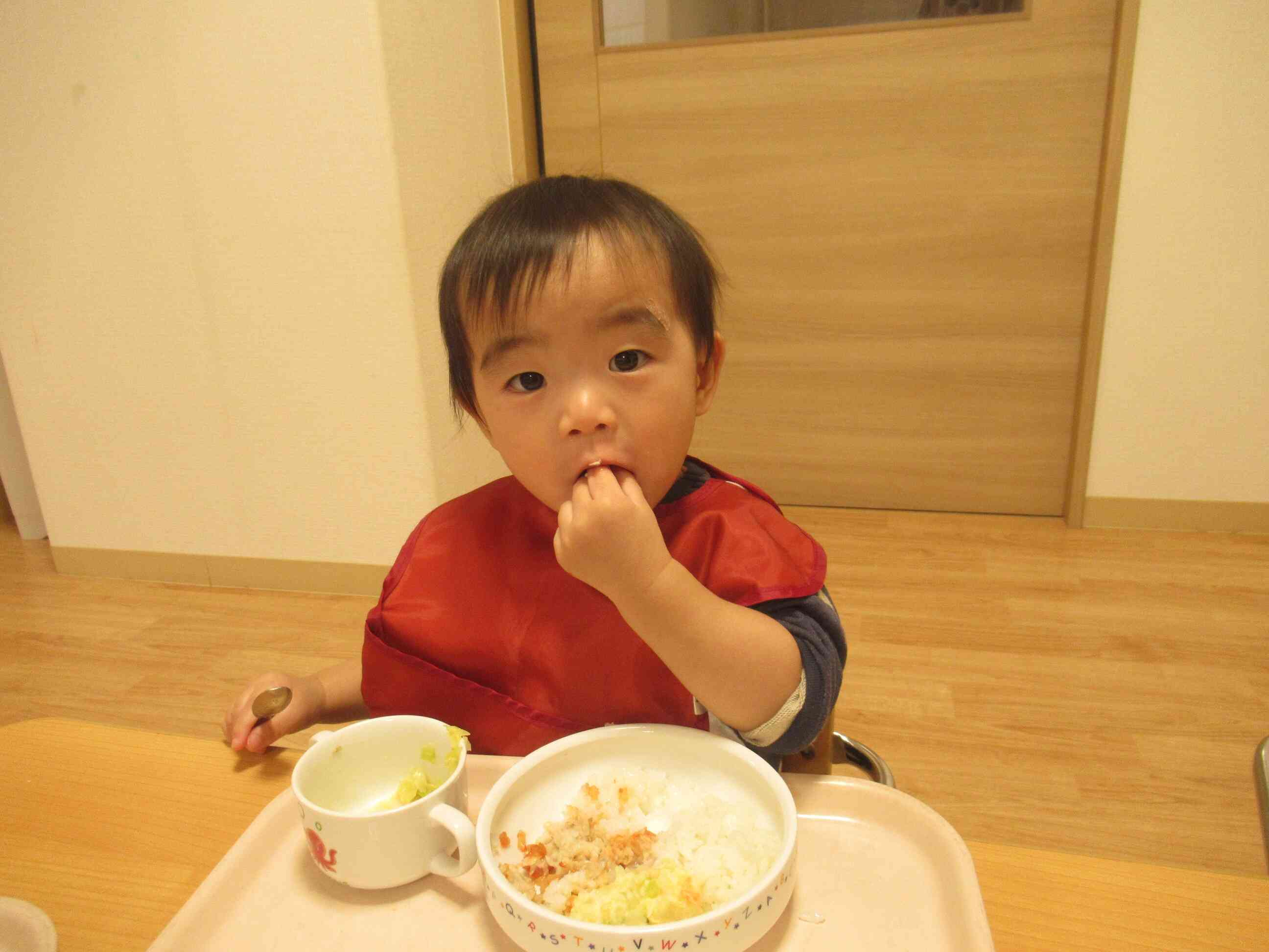 ひよこ組さんの給食時間