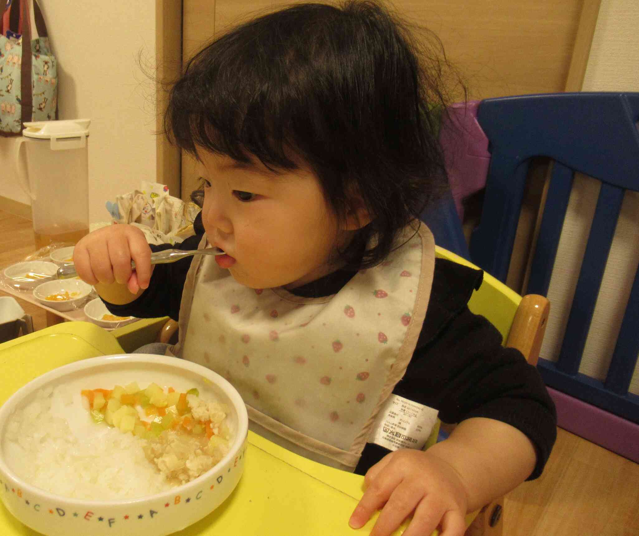 スプーン練習中です！