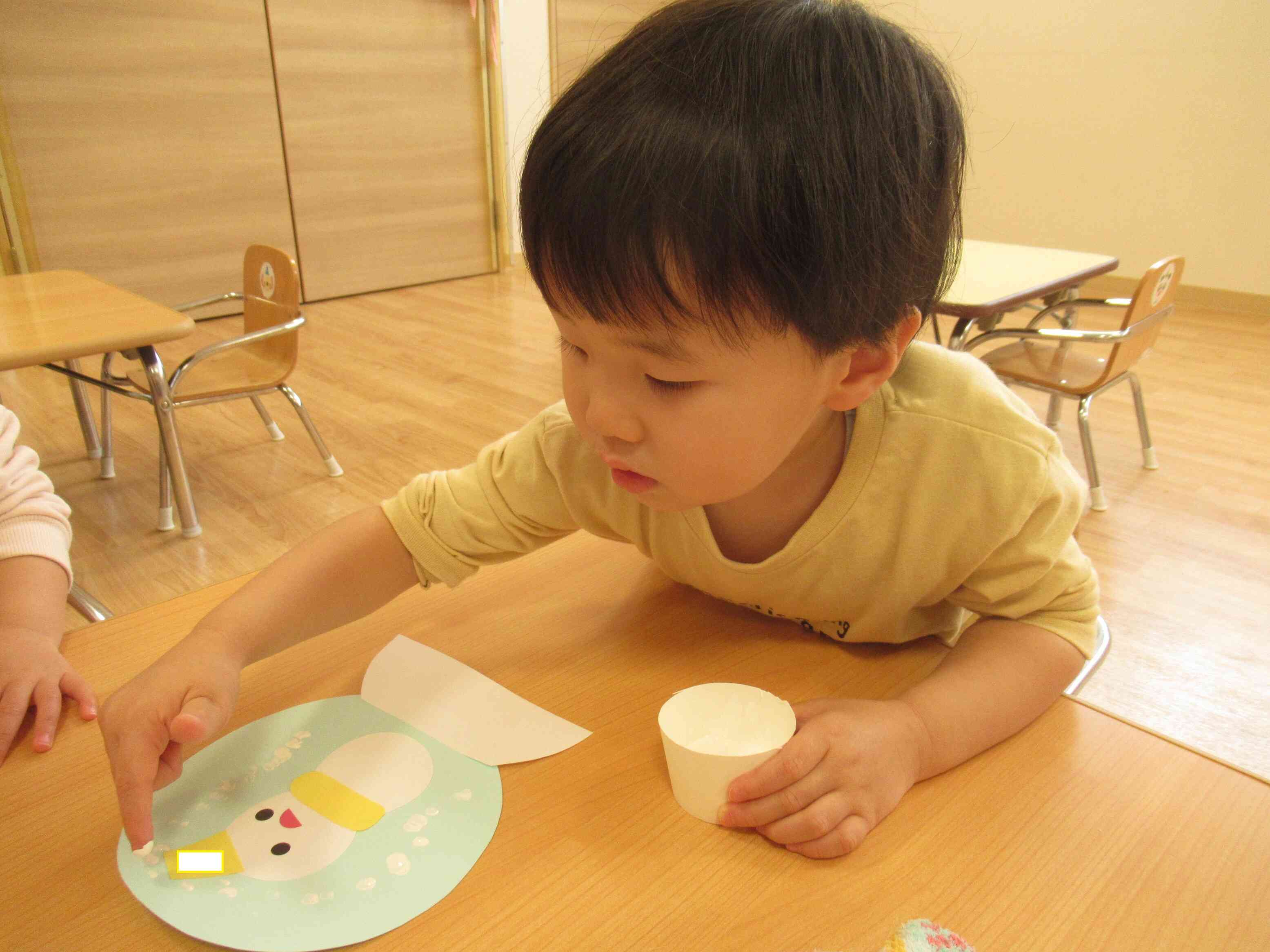 慎重にちょんちょん、、、