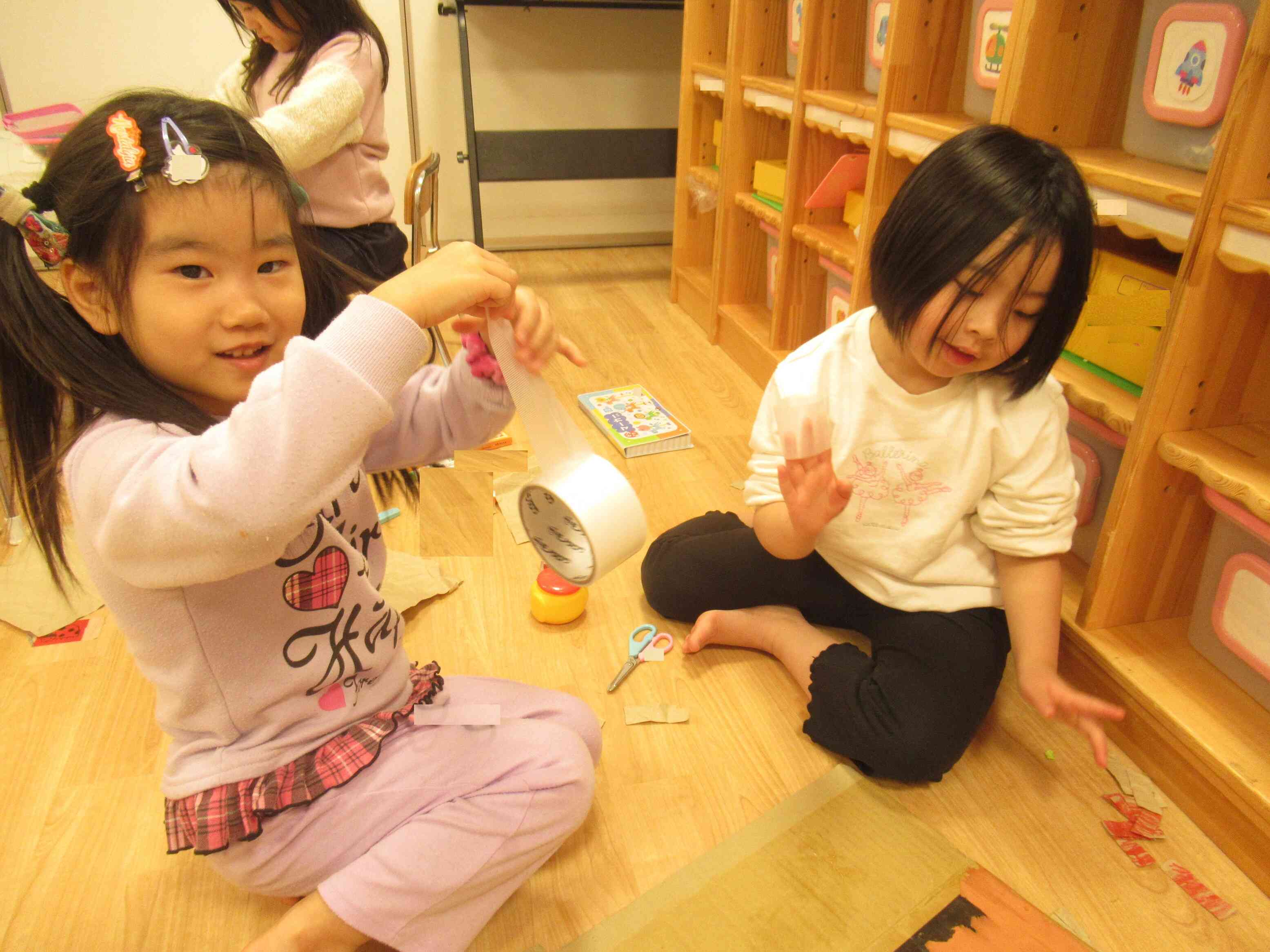 ビリビリビリ　ぺったんこ