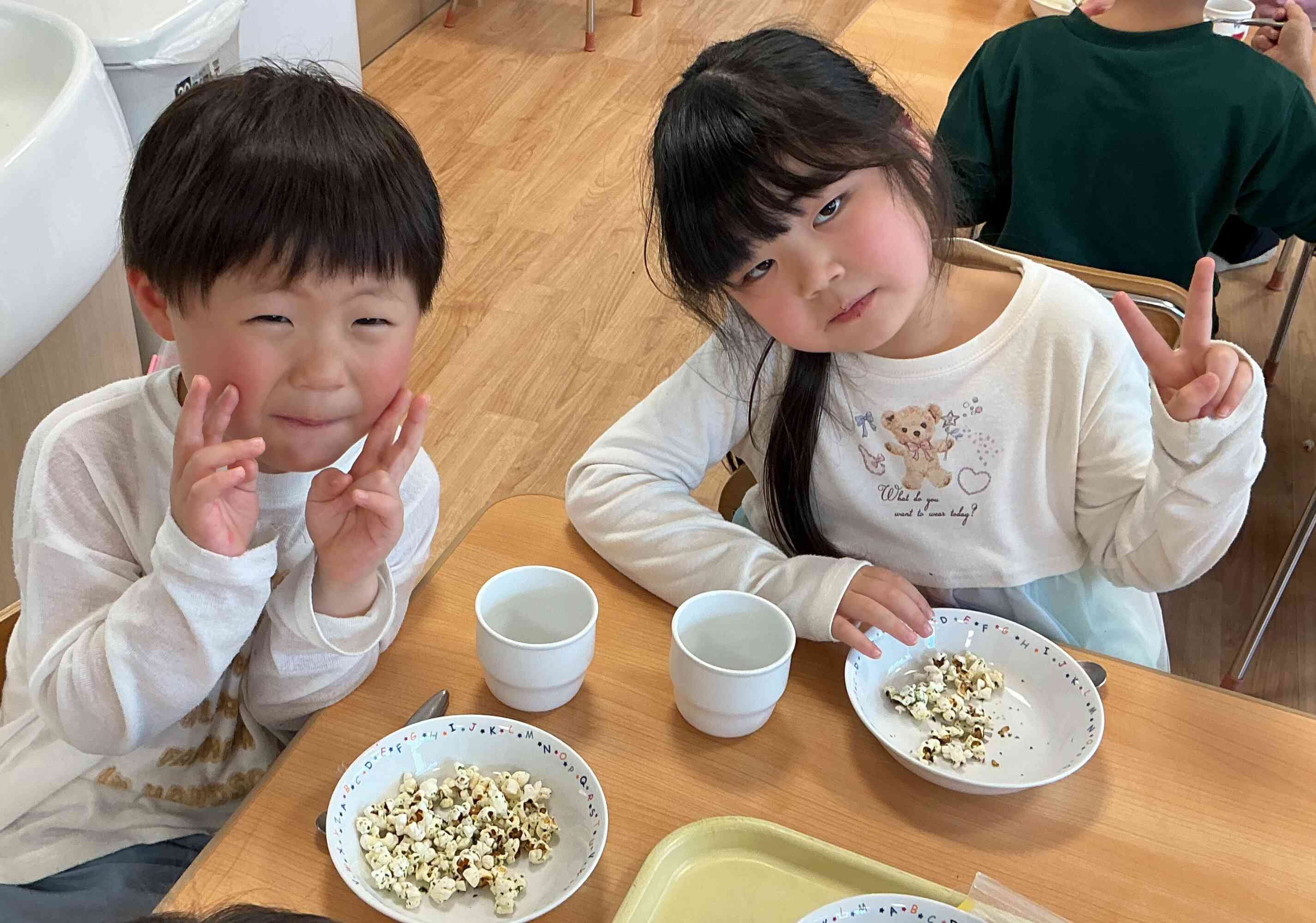 きりん組さんは最後のおやつ♪