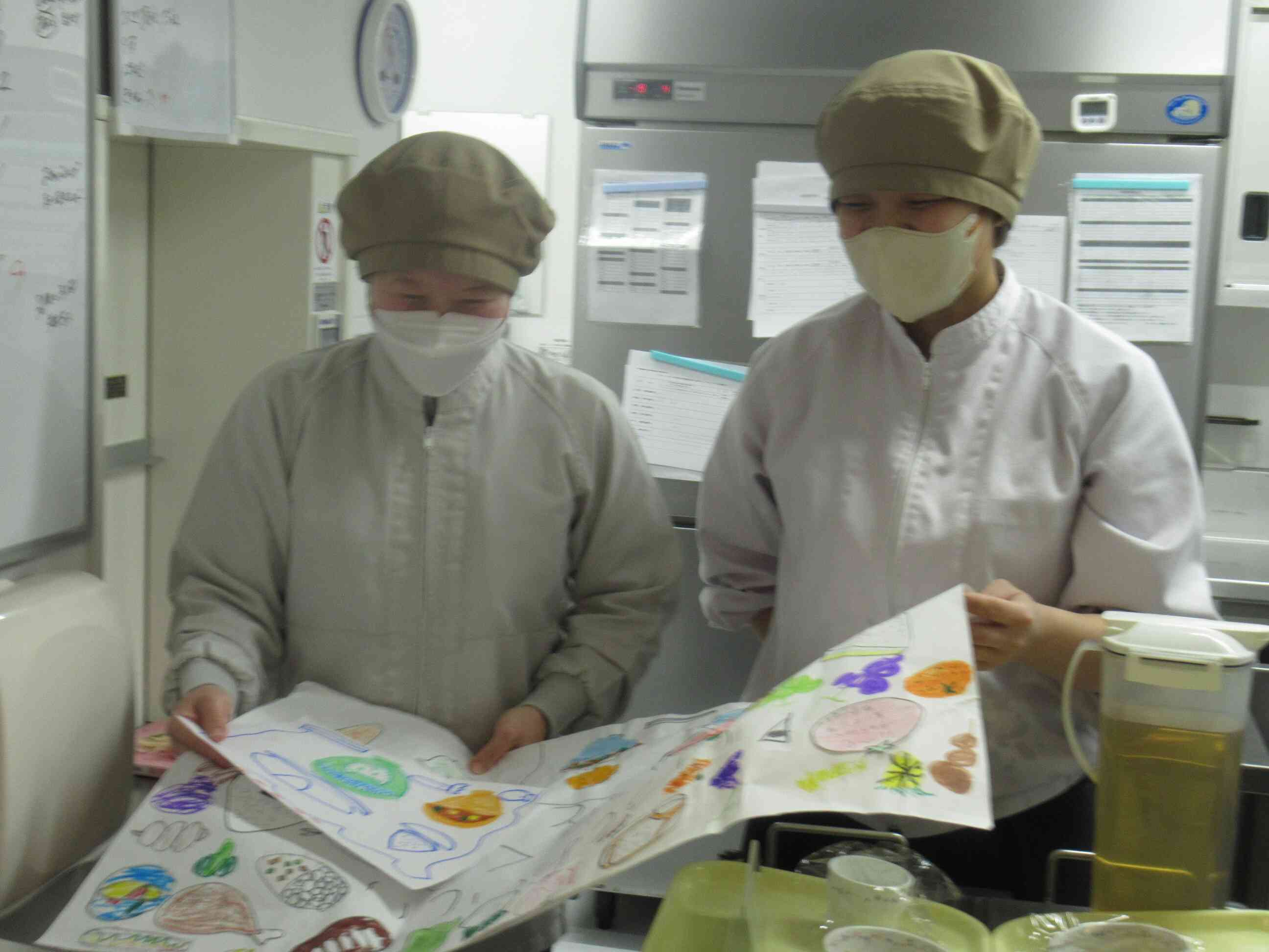 いつも美味しい給食をありがとうございました♪