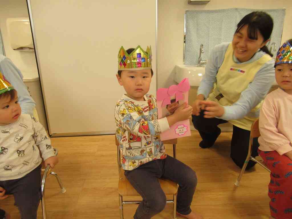 今年の誕生カードはこれだよ！！おめでとう♪