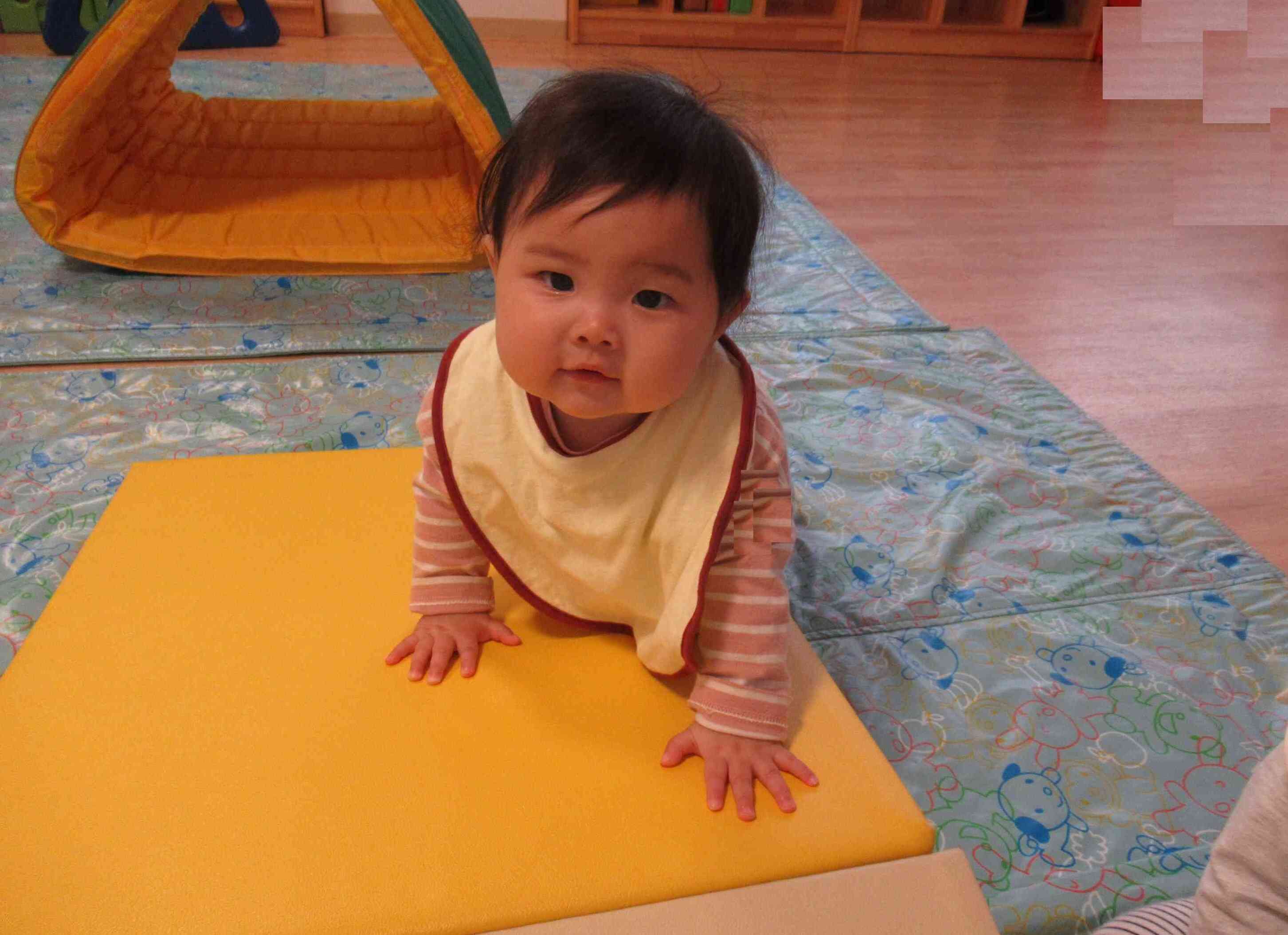 ハイハイ　上手だよ！