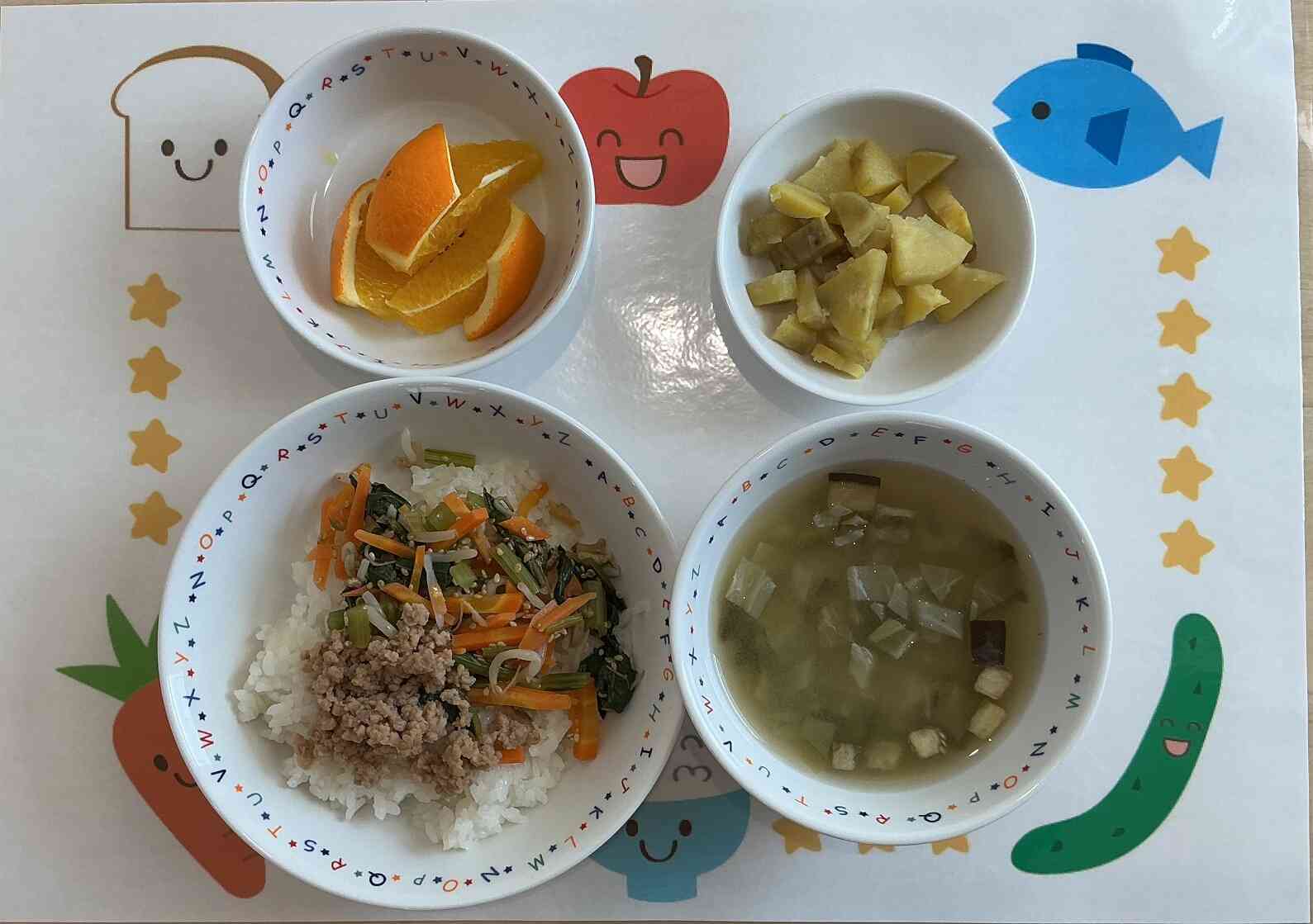 8月17日の献立・幼児食