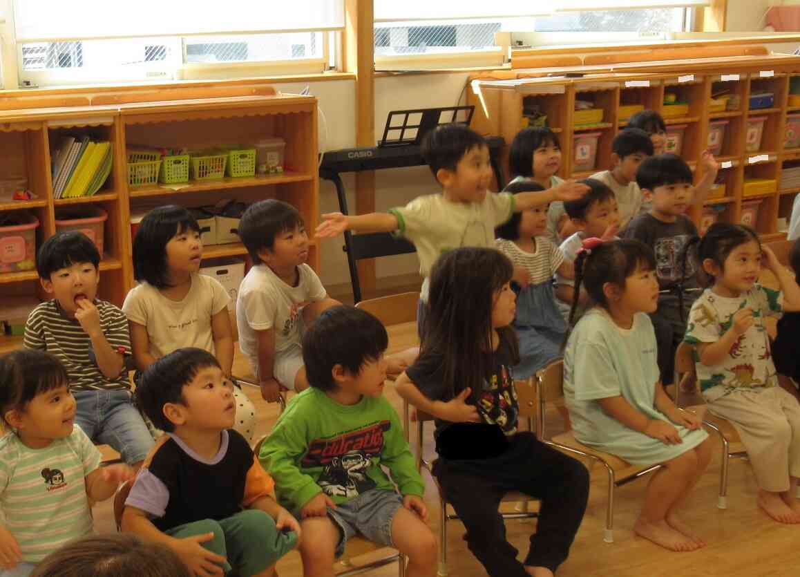 大きな声で・・・。
