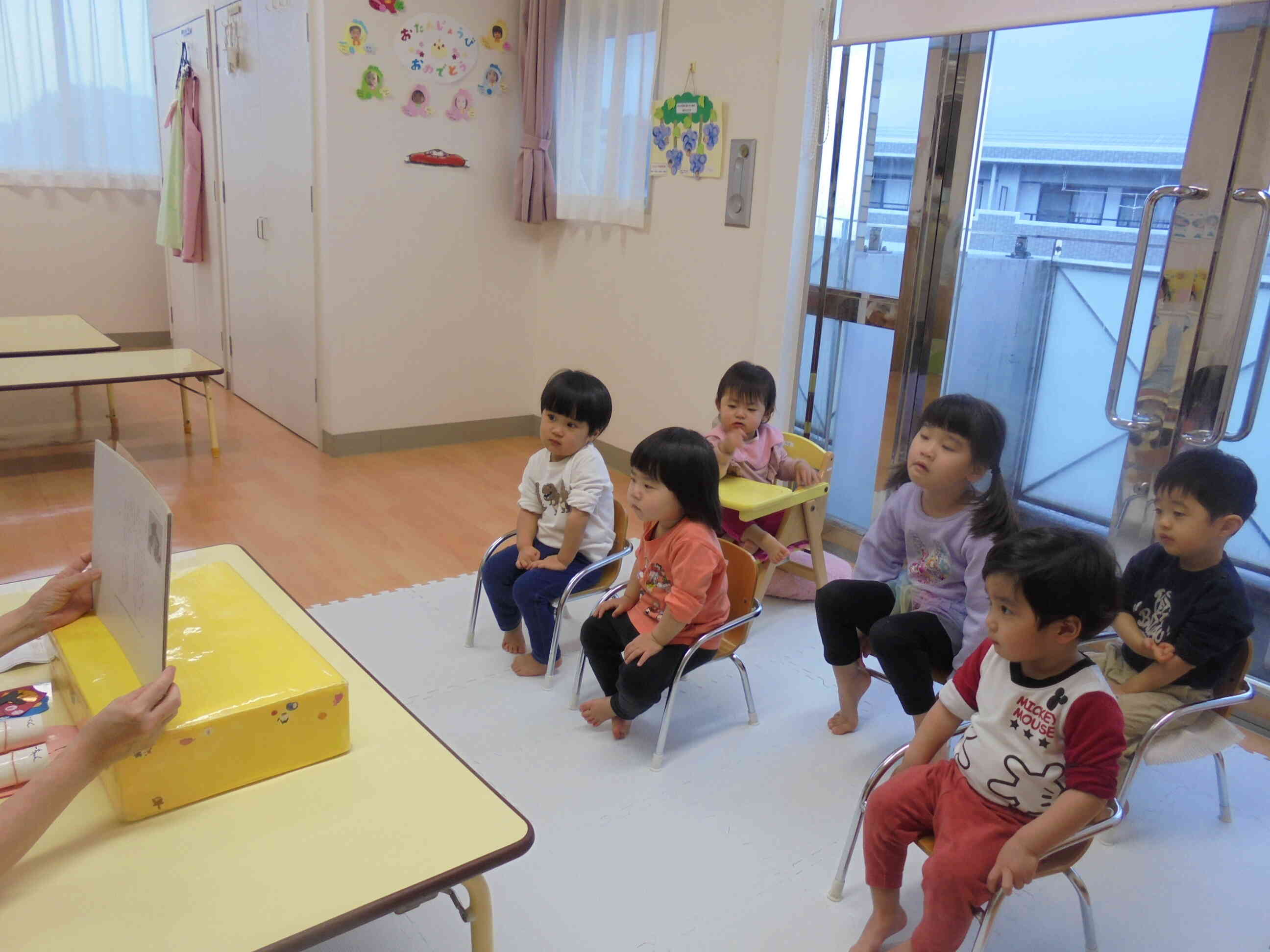 この一年でお話を聞くのが大好きになりました。嬉しい春の成長です。