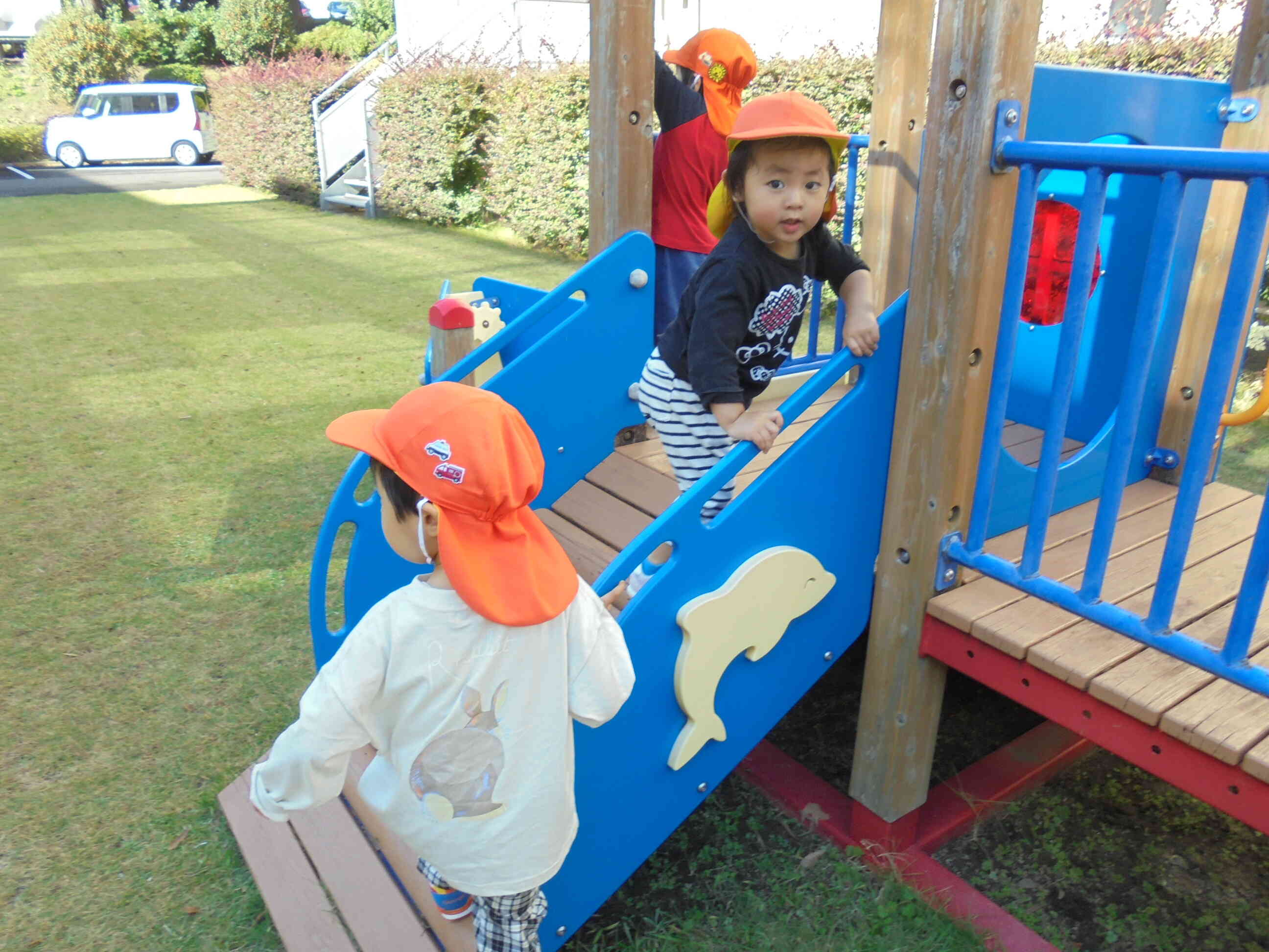 登るのが早くて上手になったね