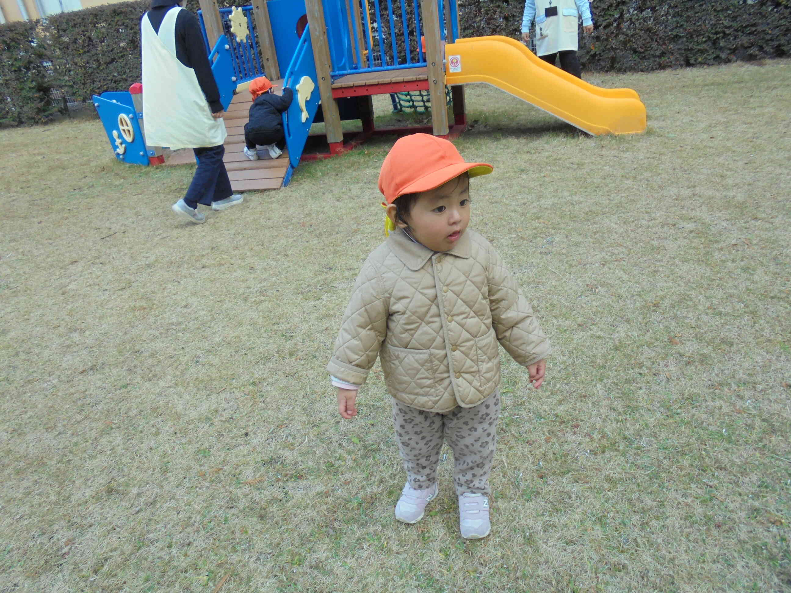 今日はシャボン玉しないのかな？