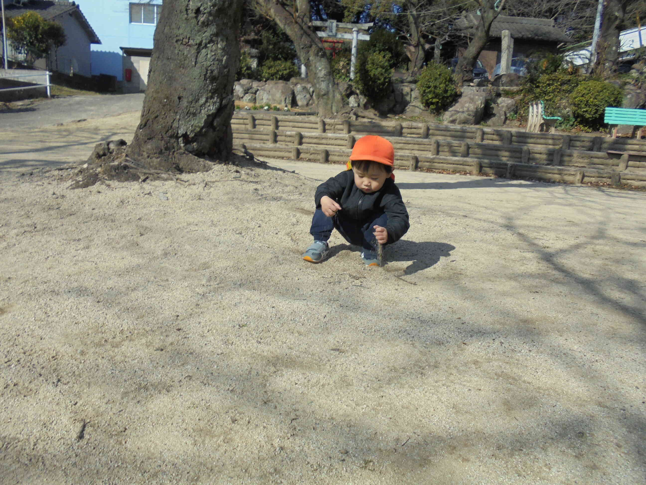 気持ちがいいね。