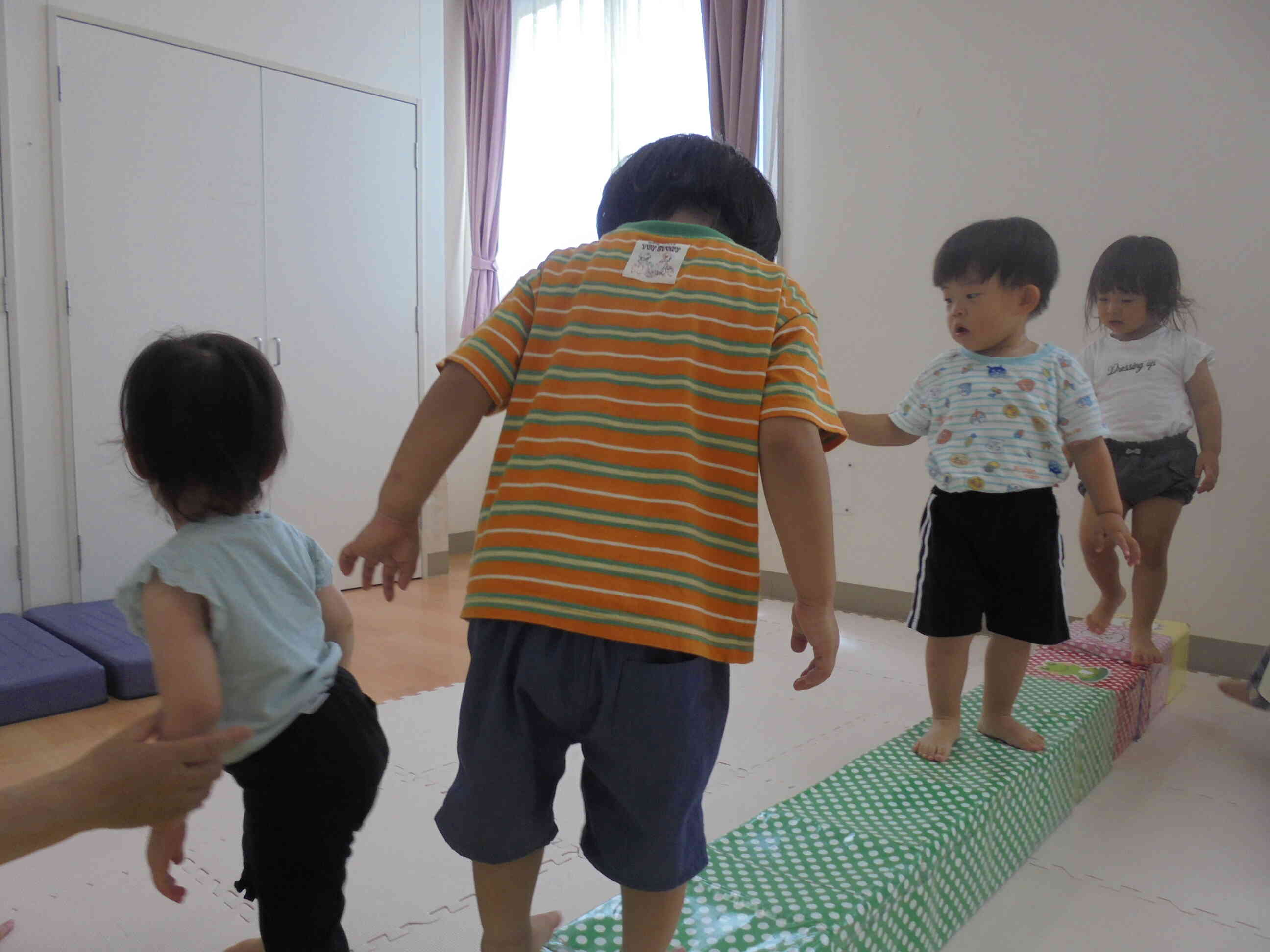 バランスをとって