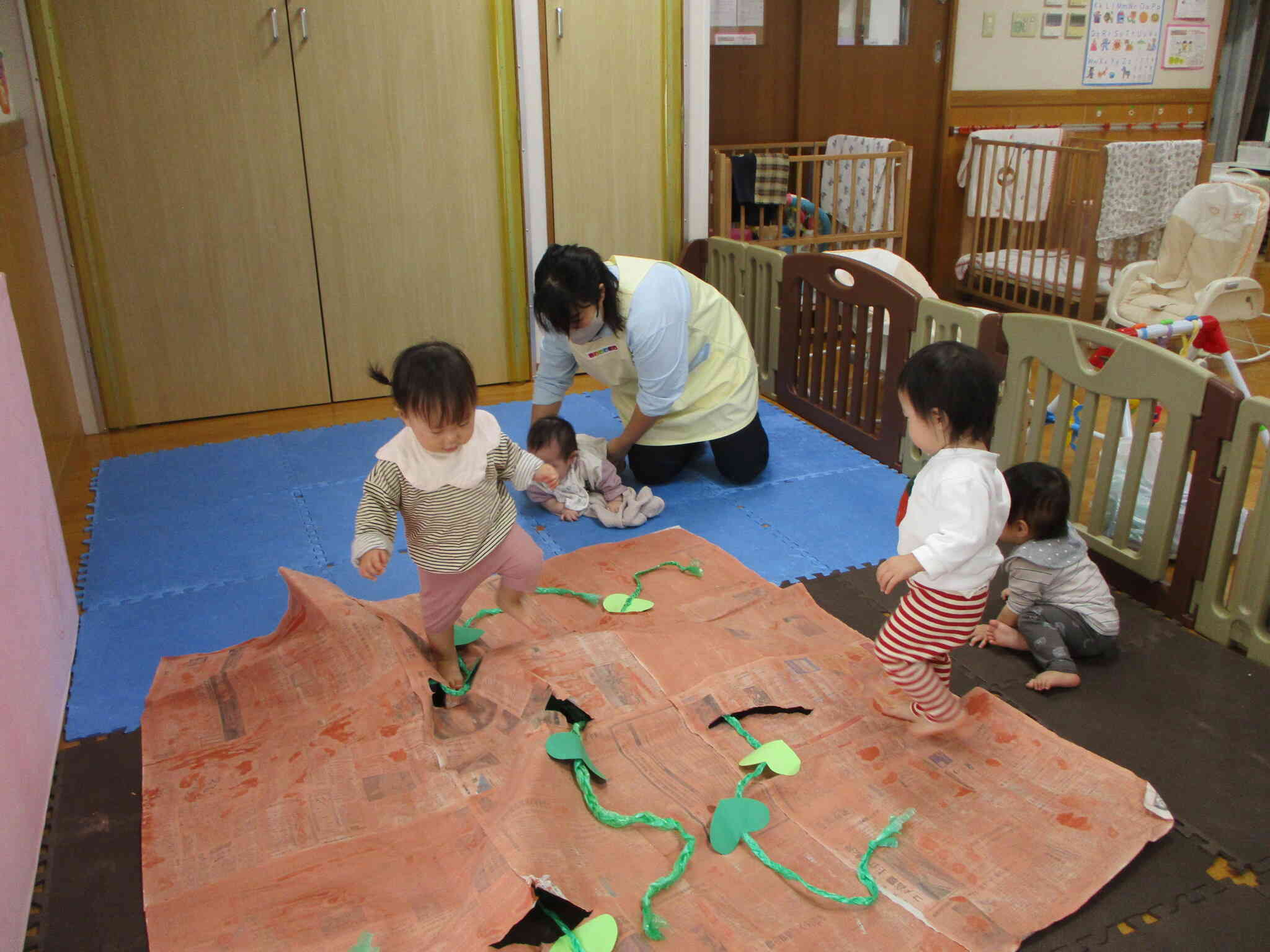 0歳児さんのお部屋に