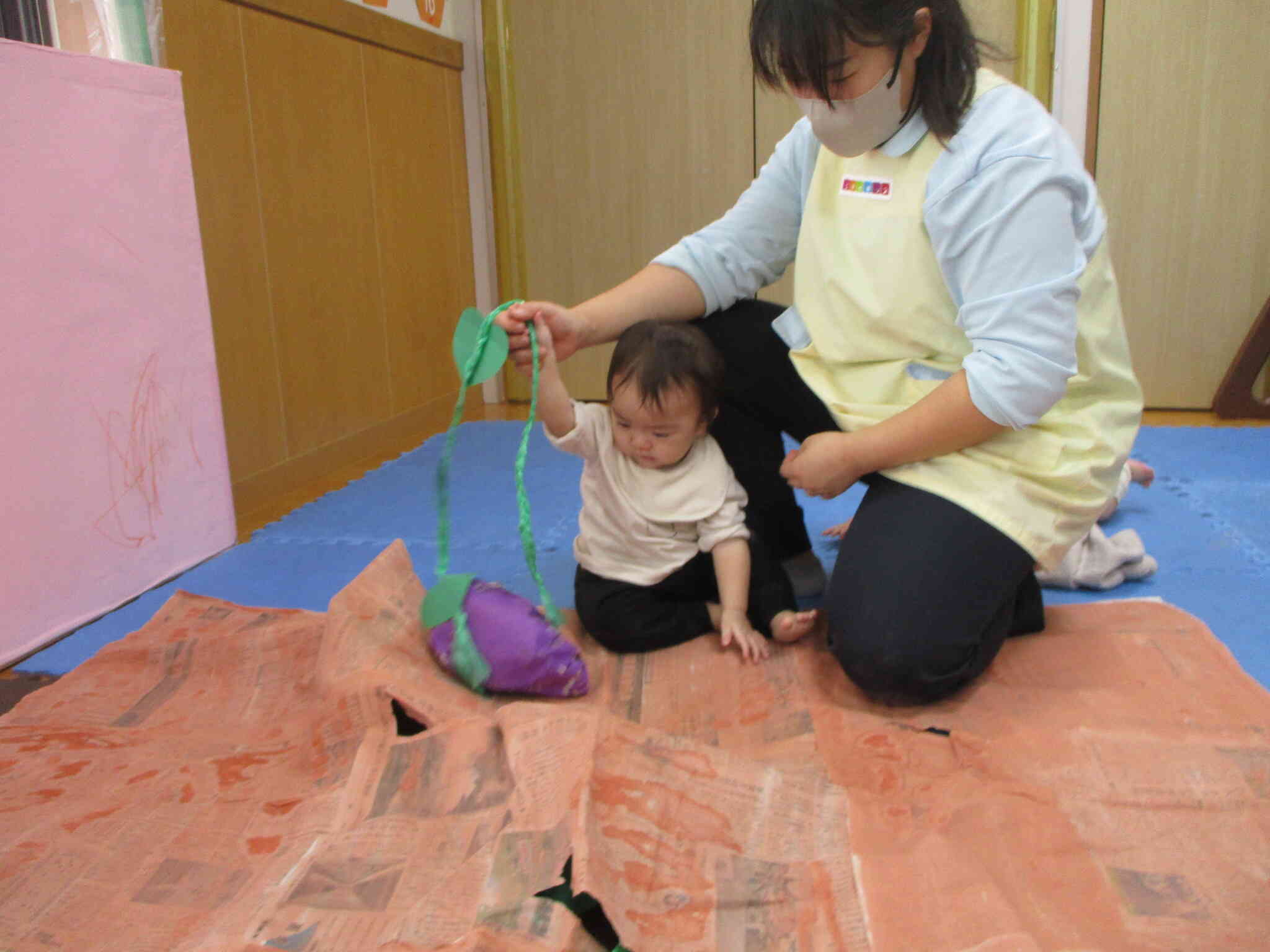 先生手伝って！