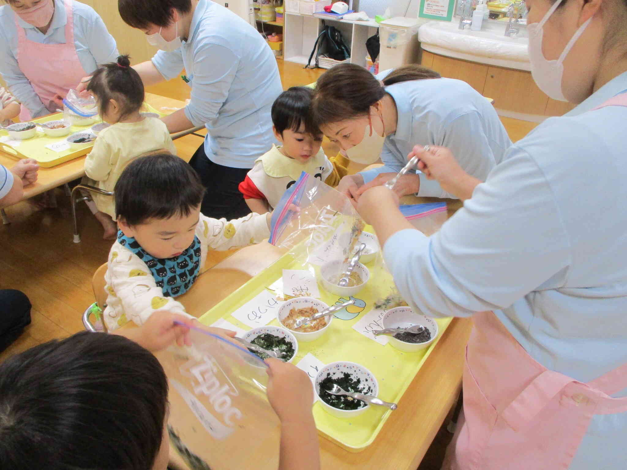 地元の食材を使って