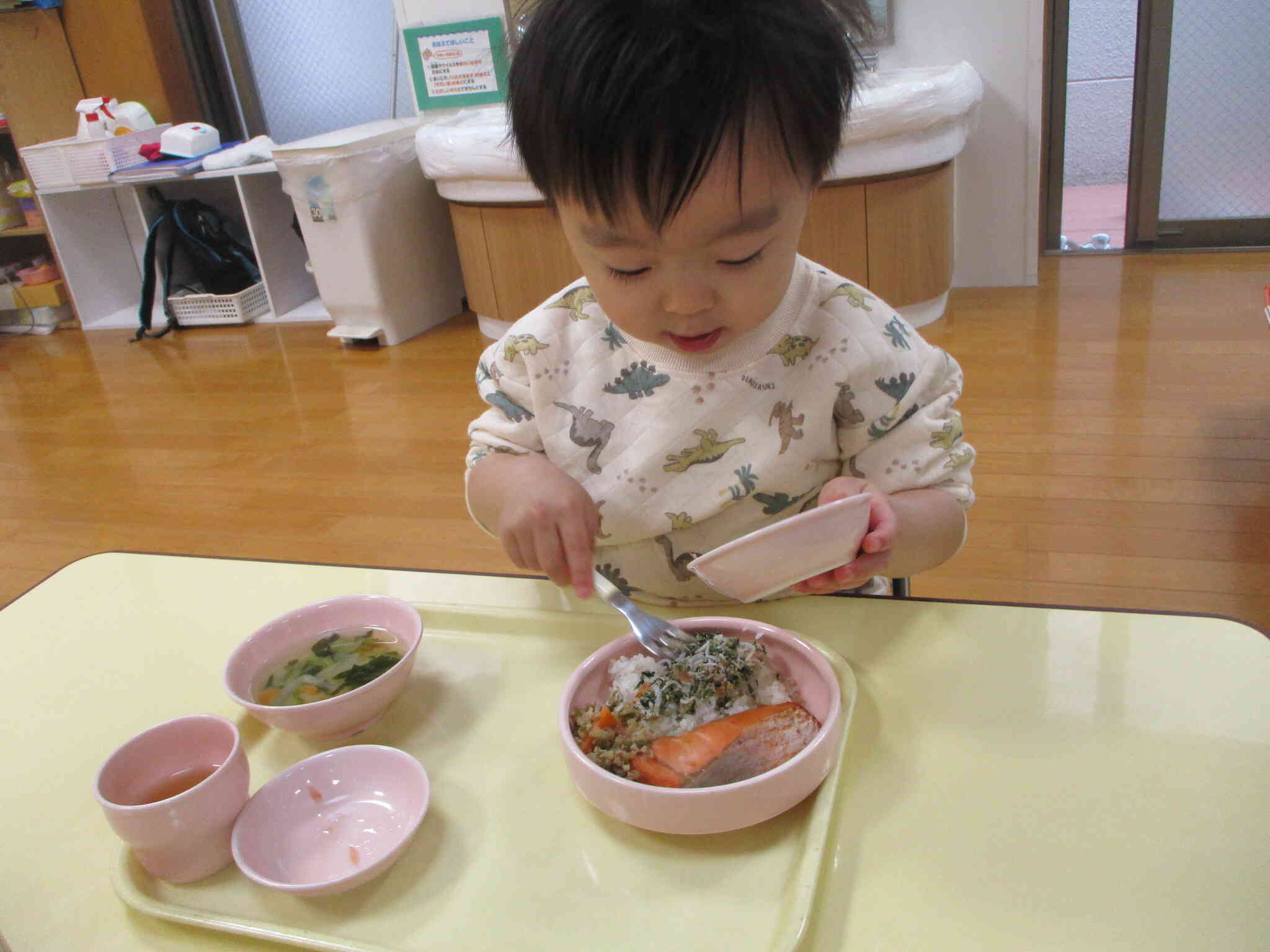 ぼく、ご飯にかけよ！