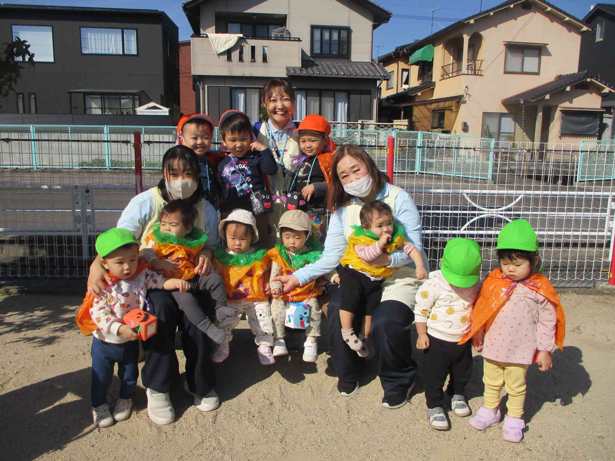 ＝ハロウィン＝　衣装をつけて散歩しました