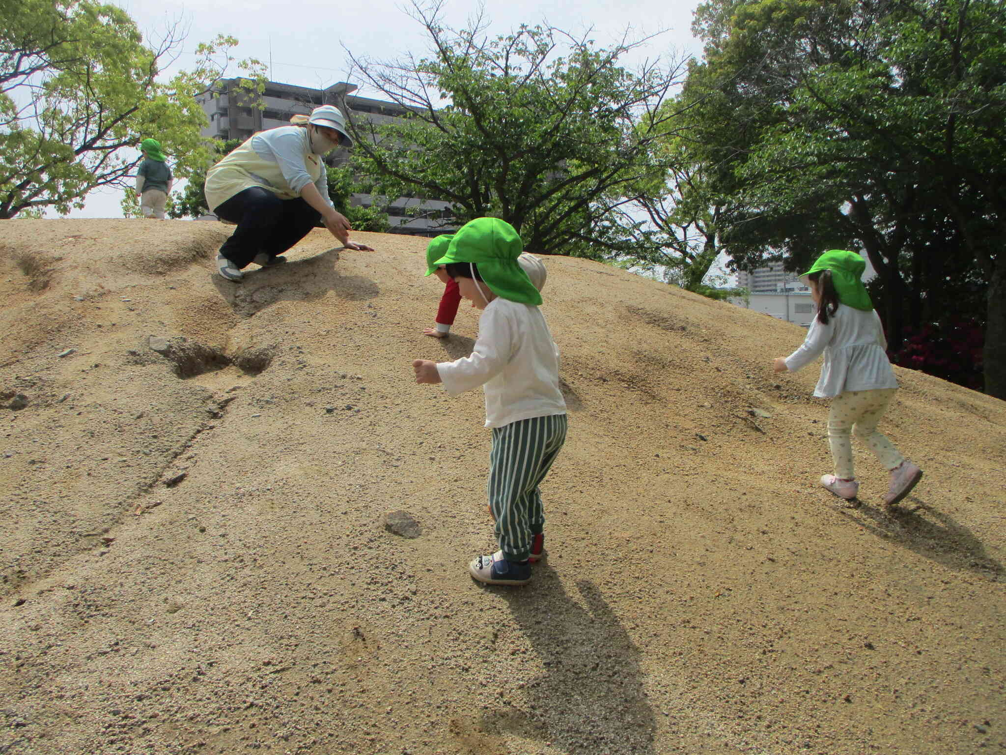 公園にて