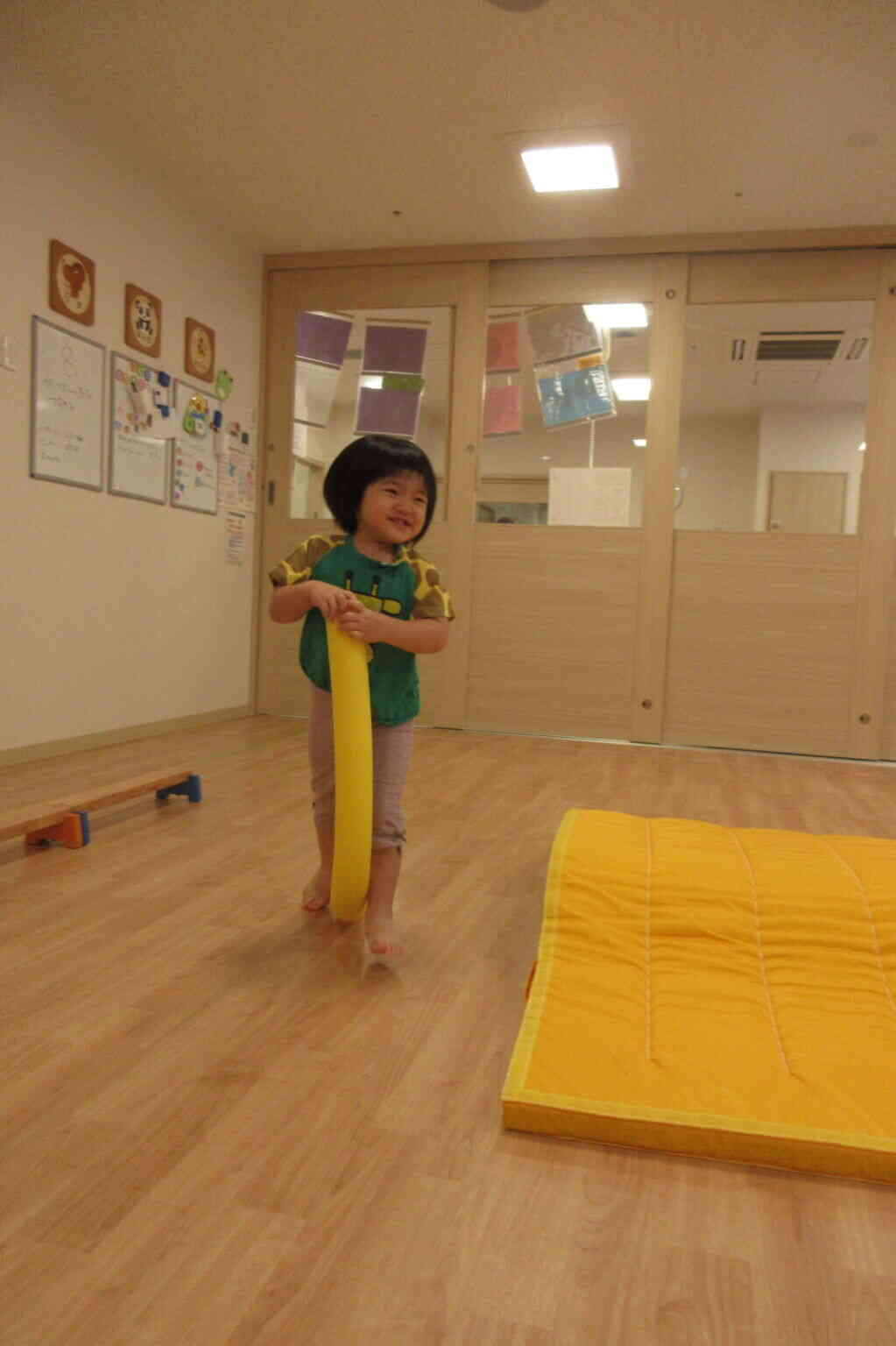 (2歳児）うさぎ組運動遊び
