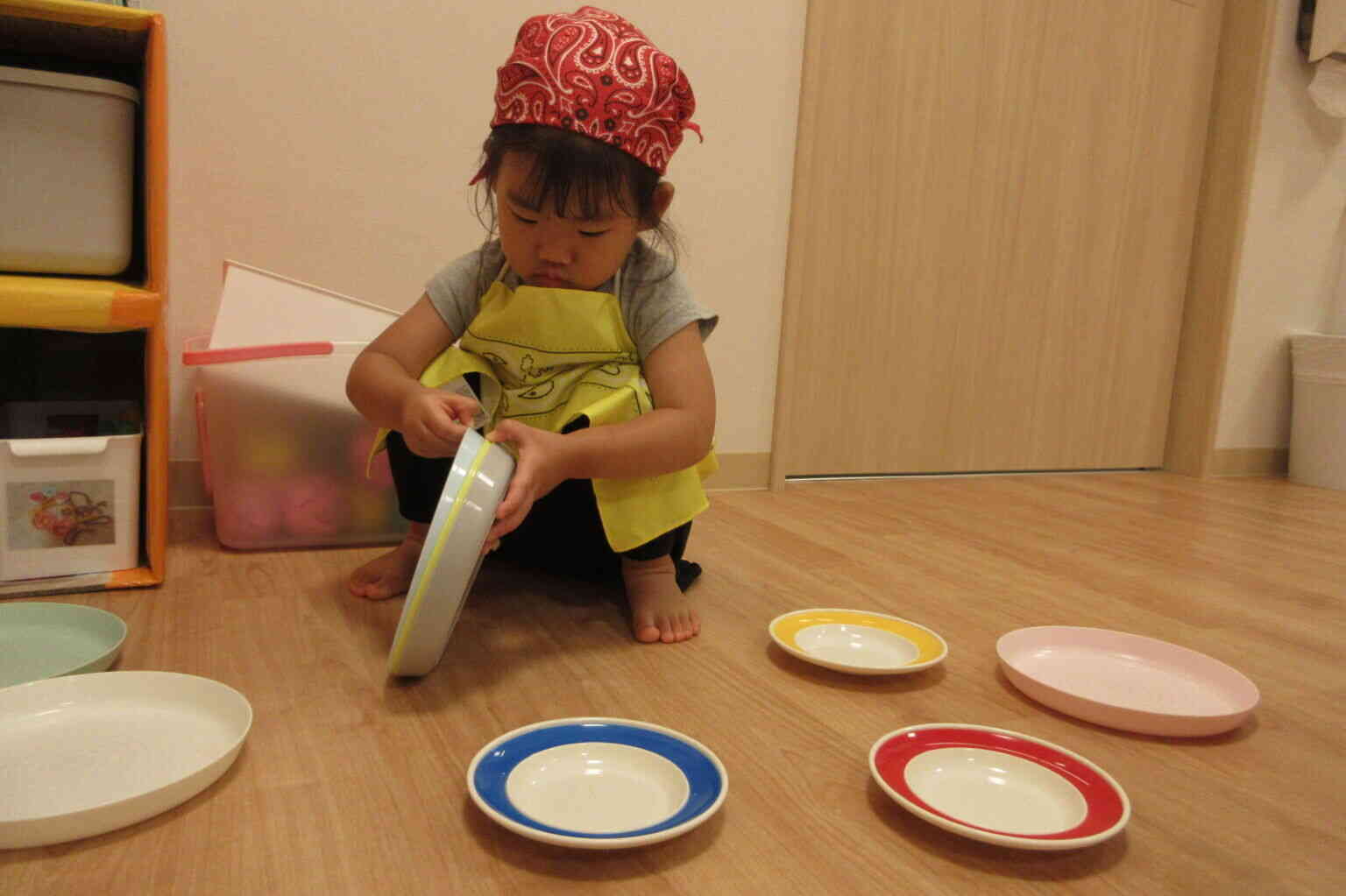 泡遊び♪（2歳児）