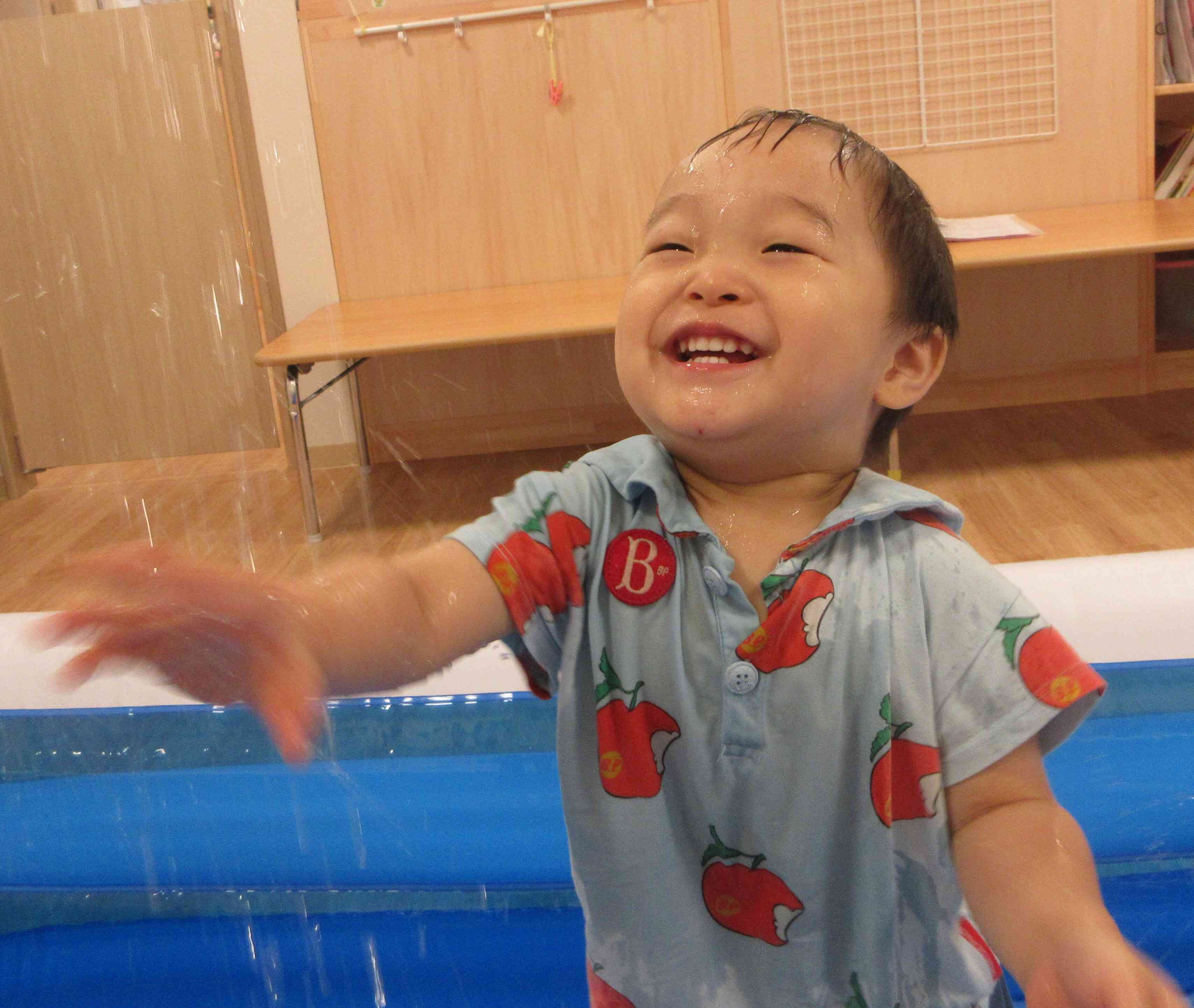 お水遊び♪