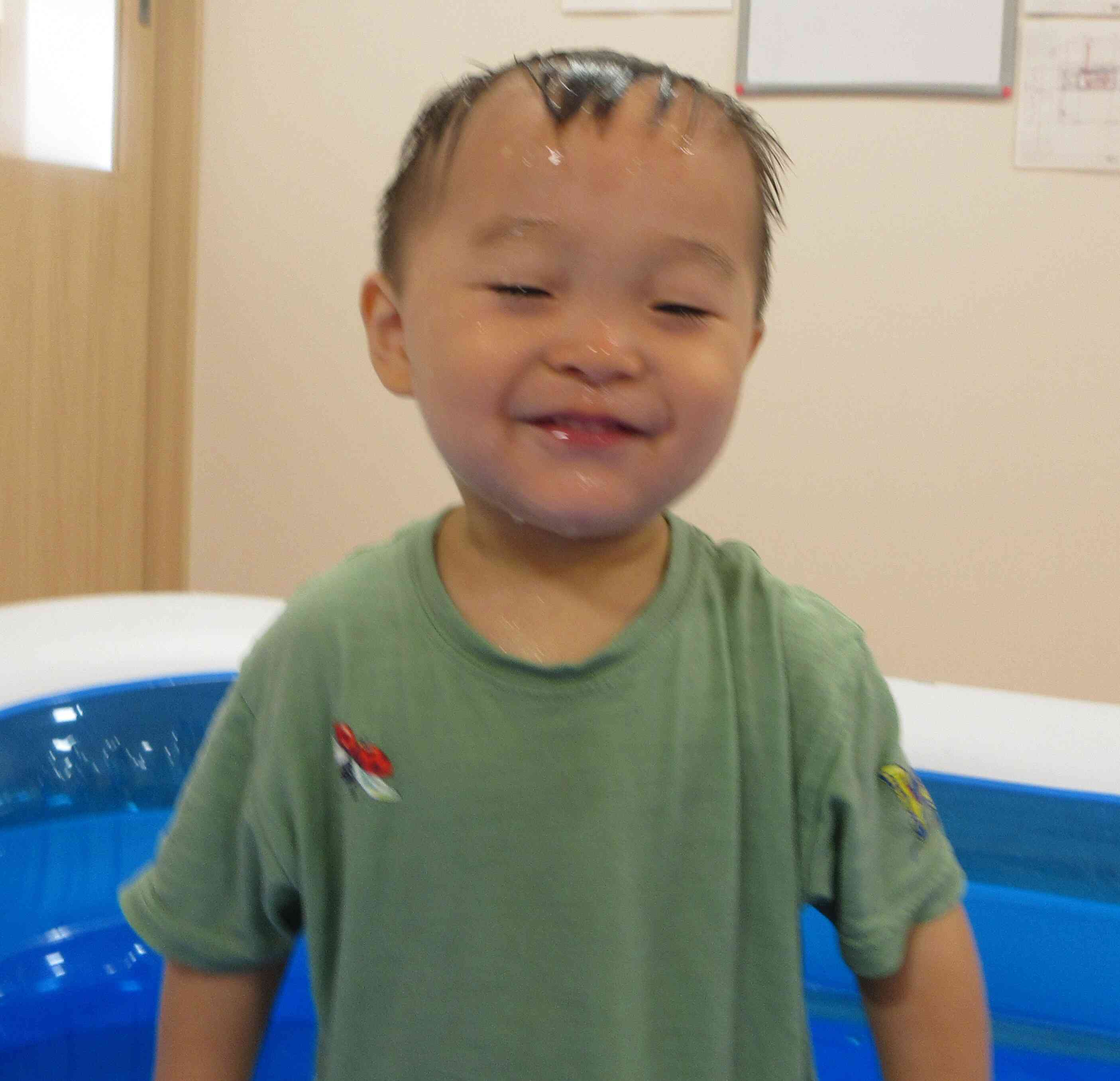 夏の遊び(一歳児)