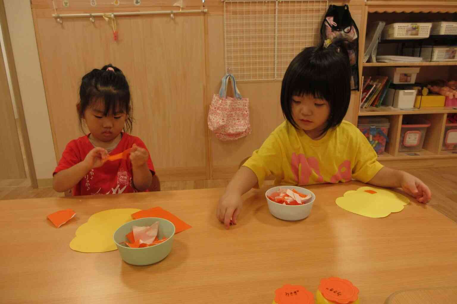 10月の製作（２歳児）