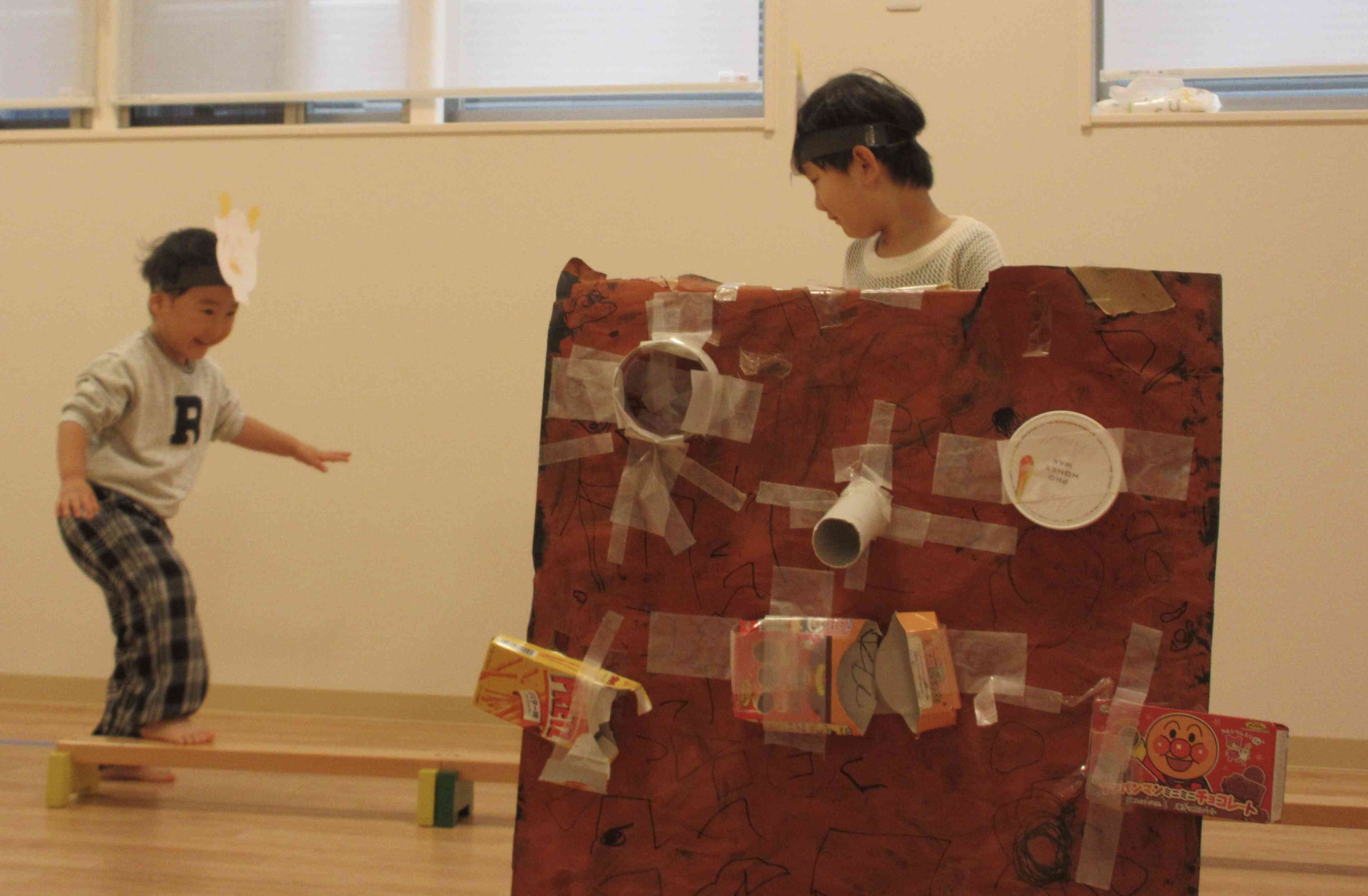 台詞…歌…平均台など頑張りました