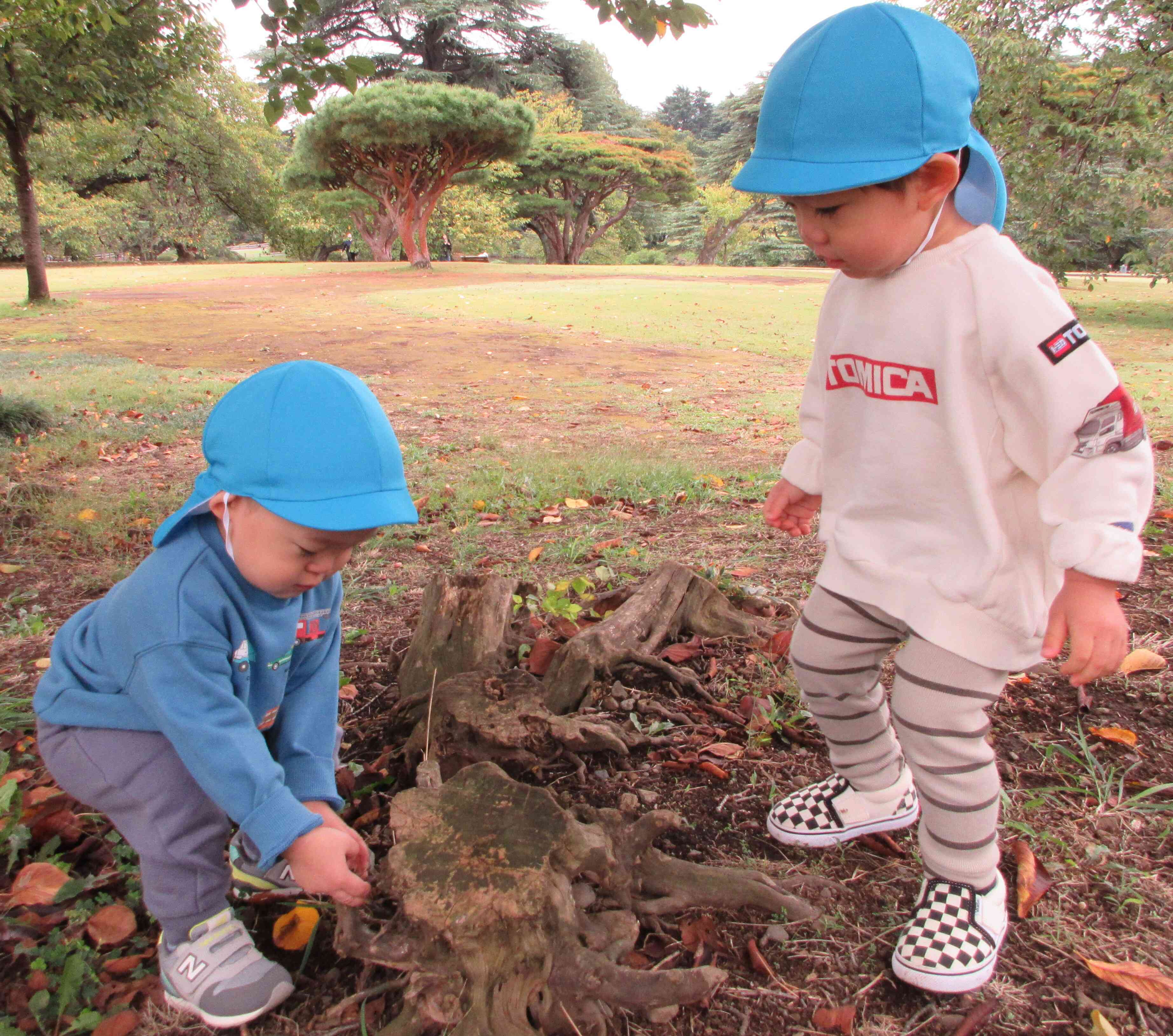 お外では・・・？