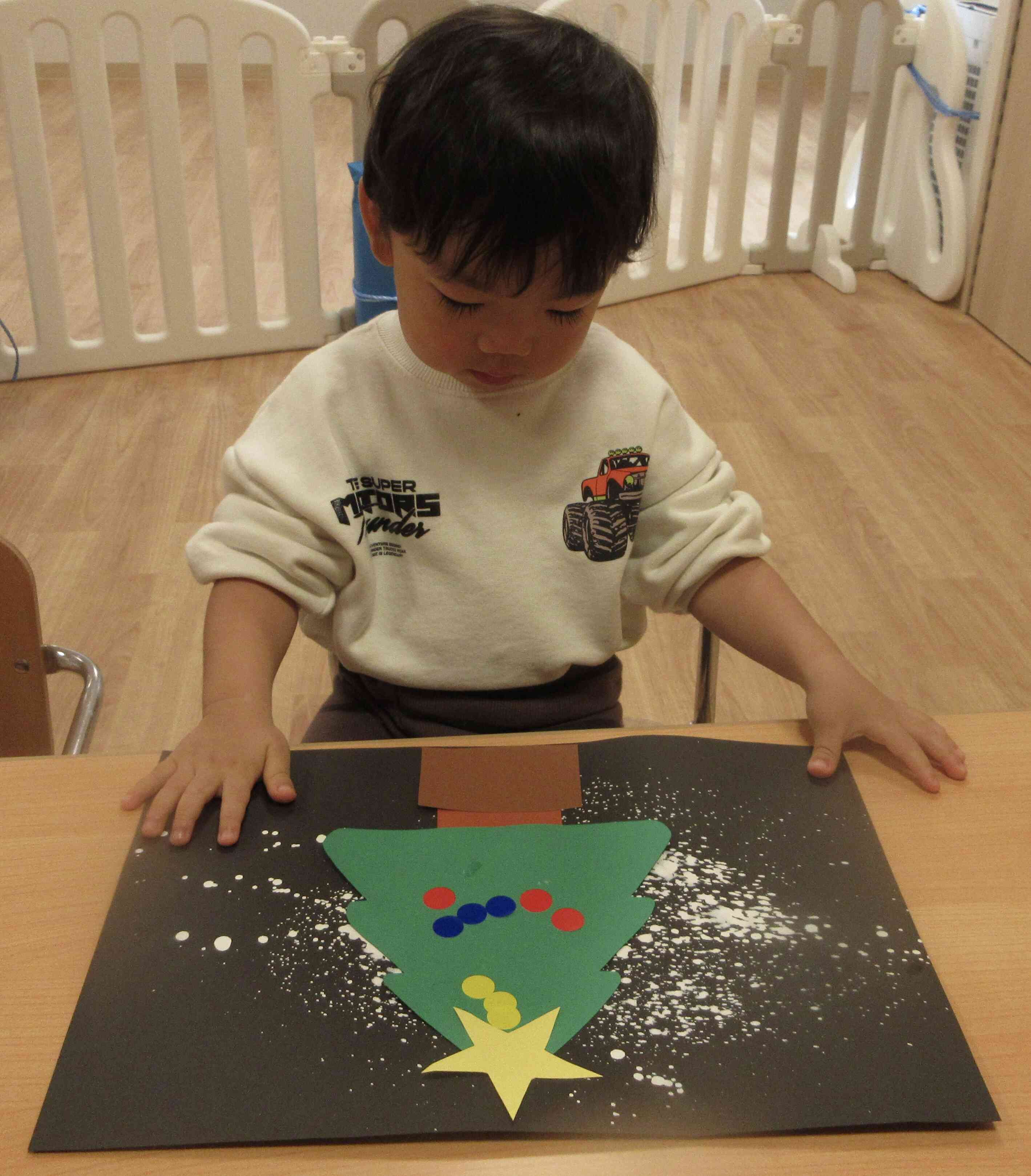 冬の遊び（一歳児）