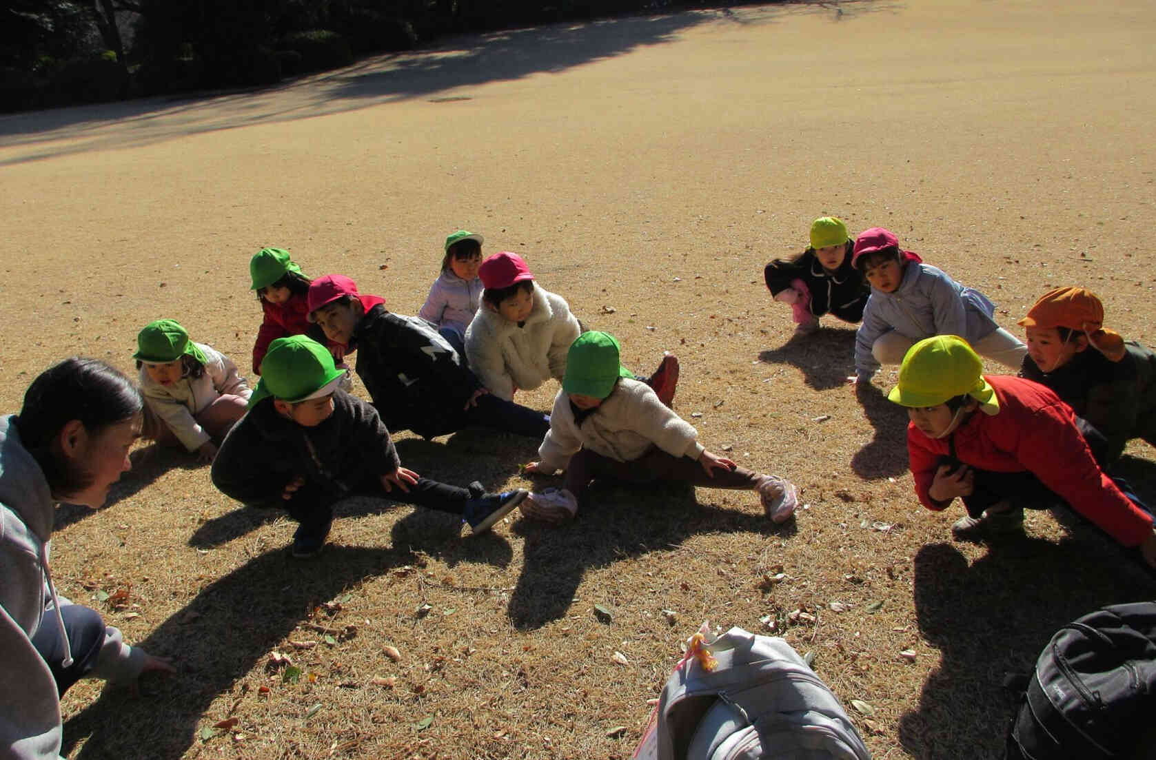 寒さに負けずに元気いっぱい（2歳児）