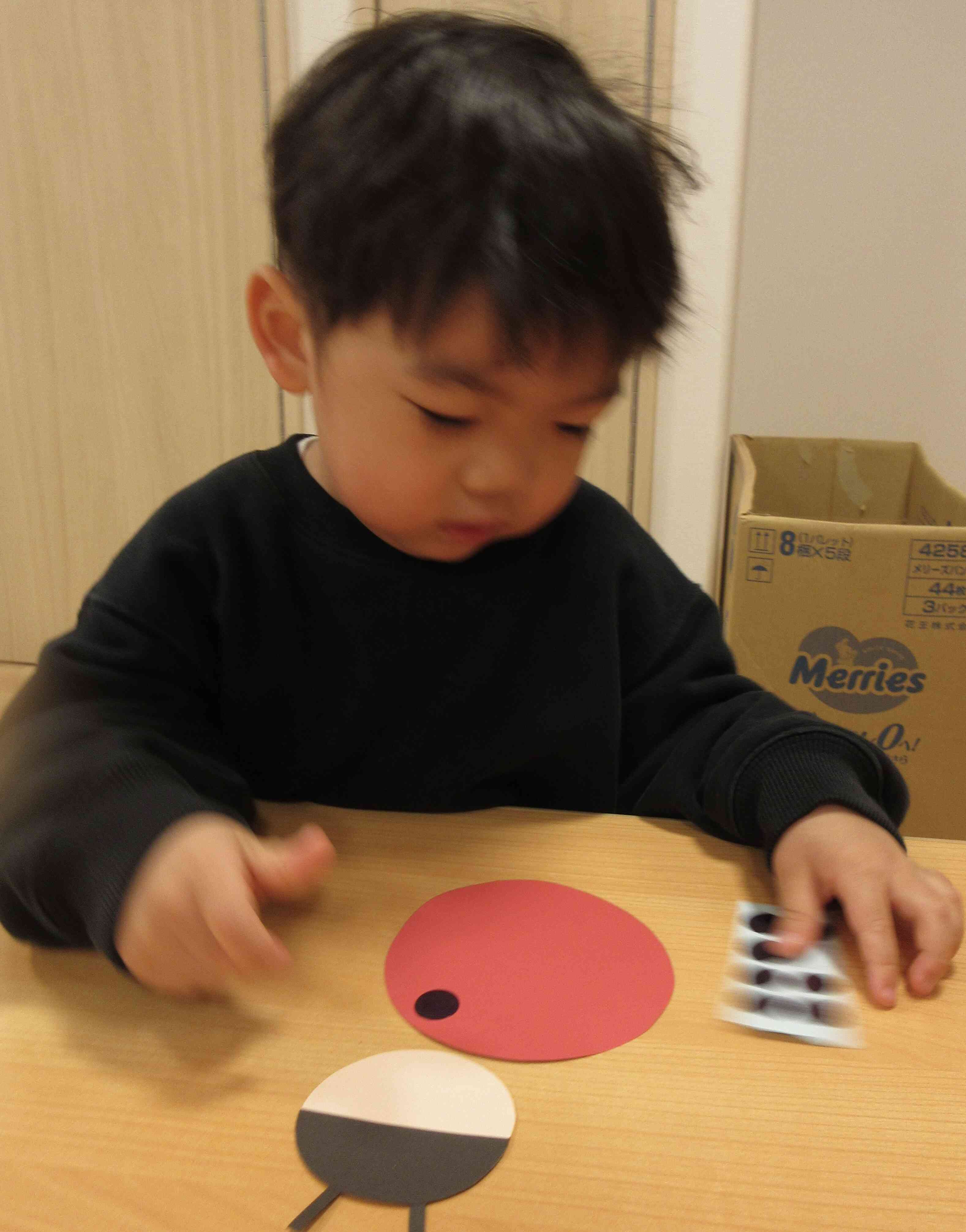 春の製作（一歳児）