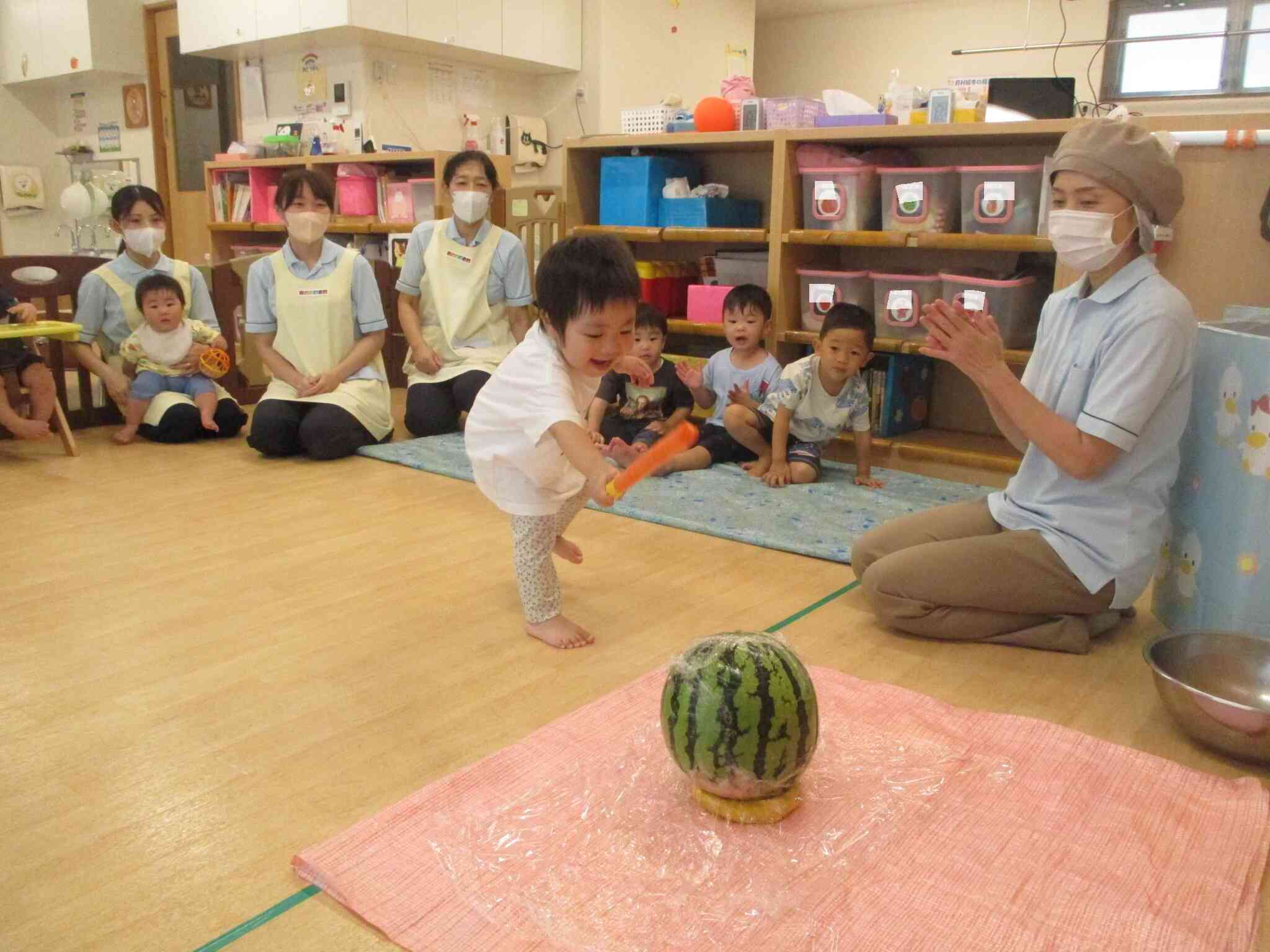 あひる組さんも挑戦!