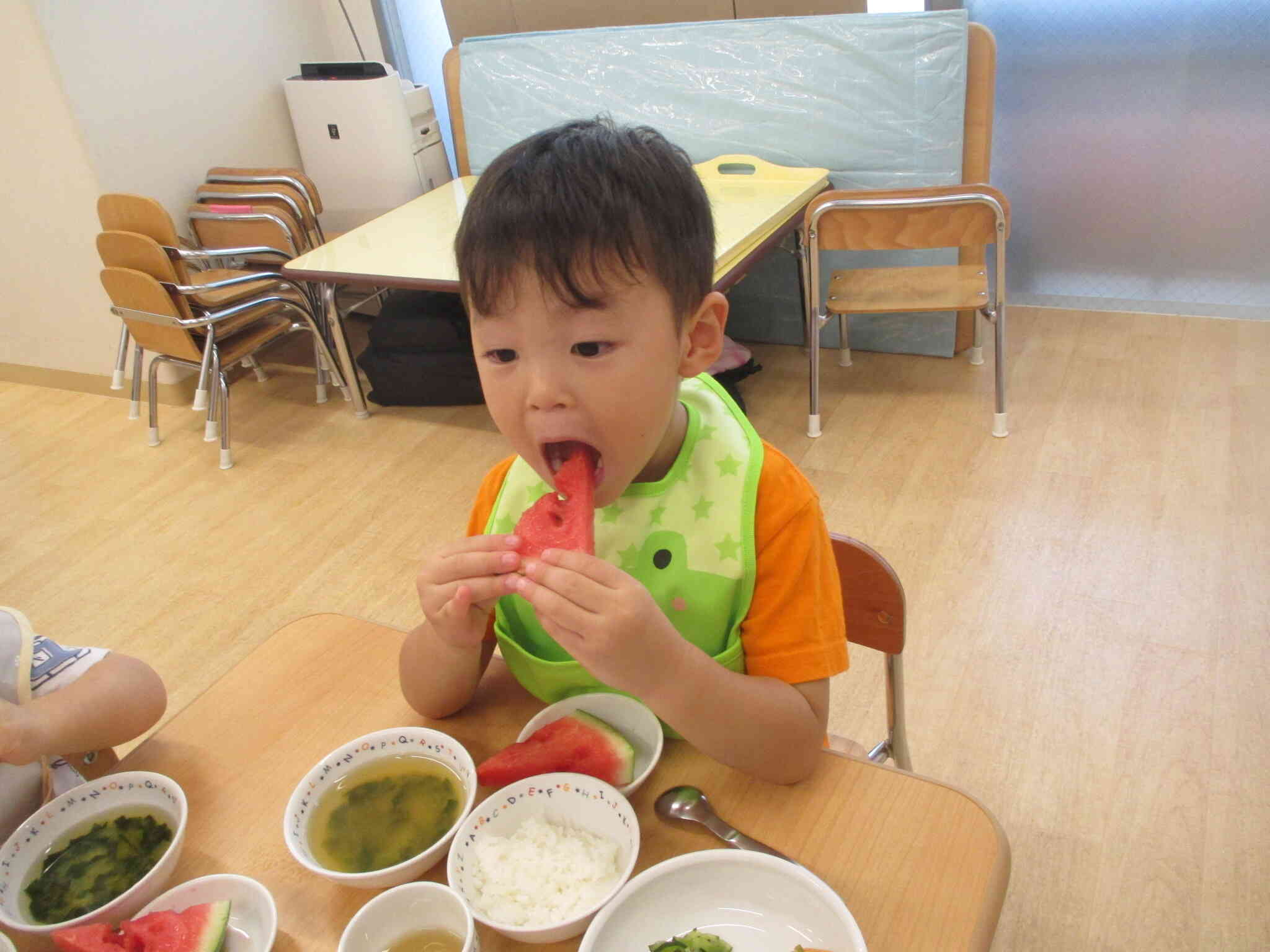 大きなお口で「あ～ん」