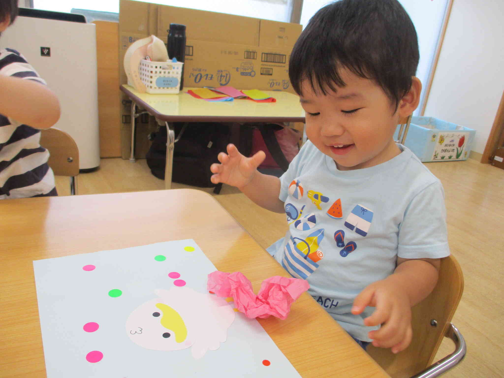 楽しかった運動会（あひる組・1歳児）