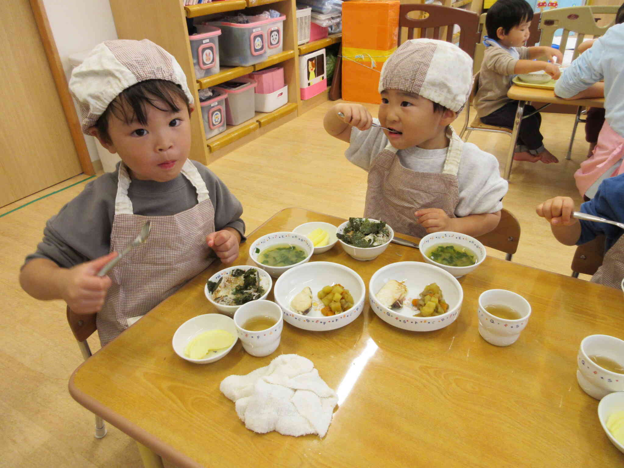 自分で作ったふりかけおいしいよ‼