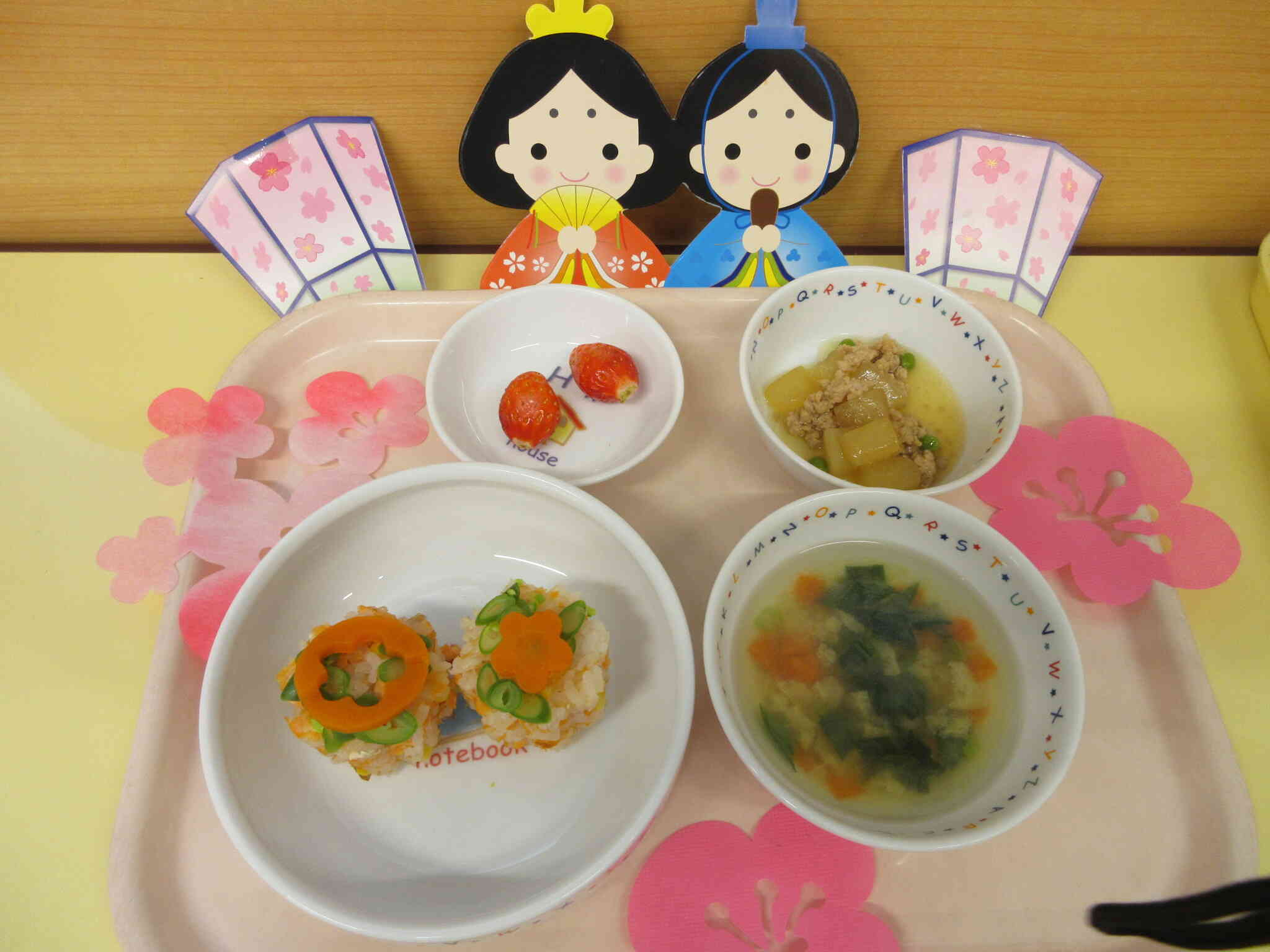ひな祭りメニュー