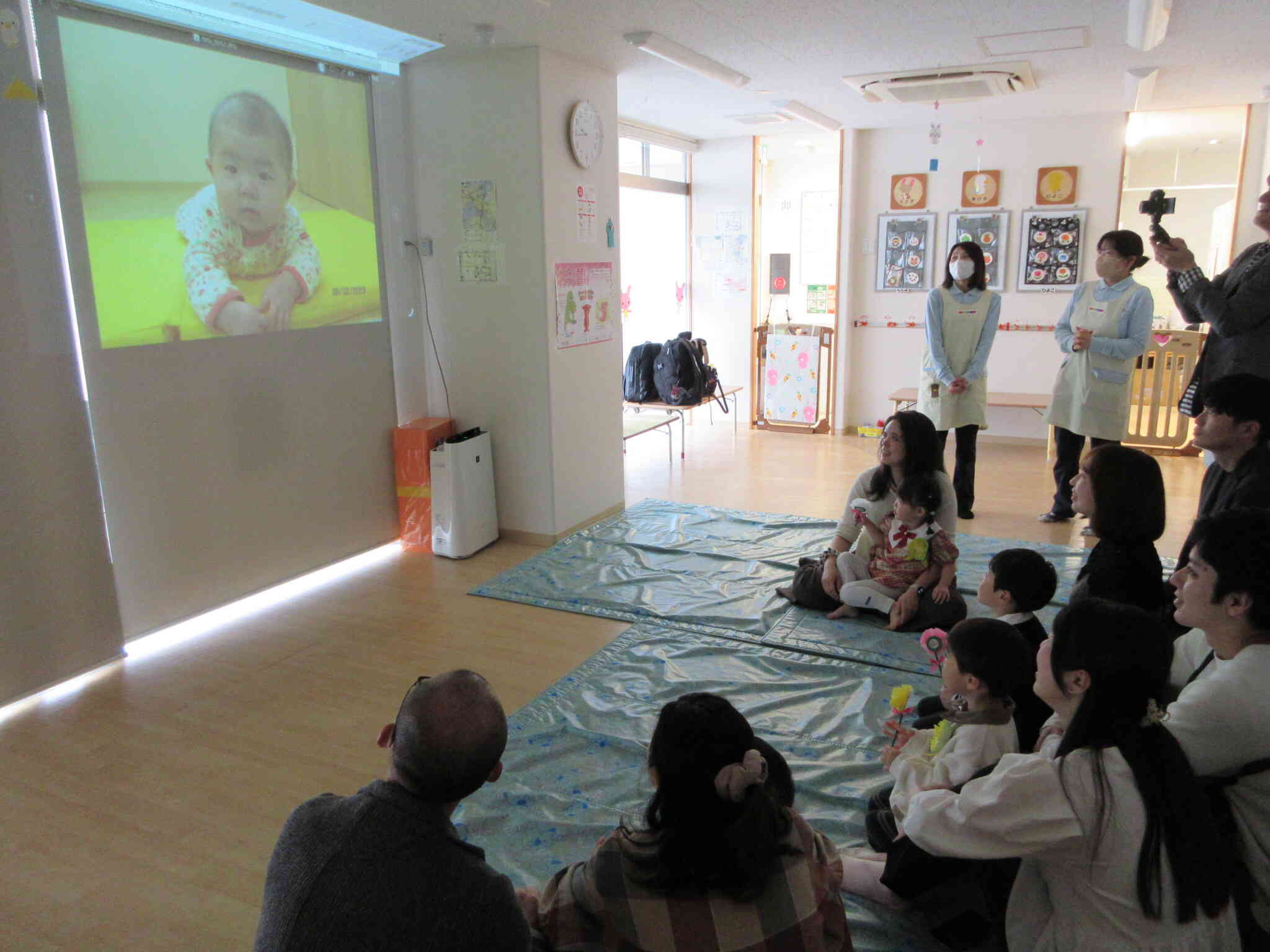 子どもたちの成長を振り返りました
