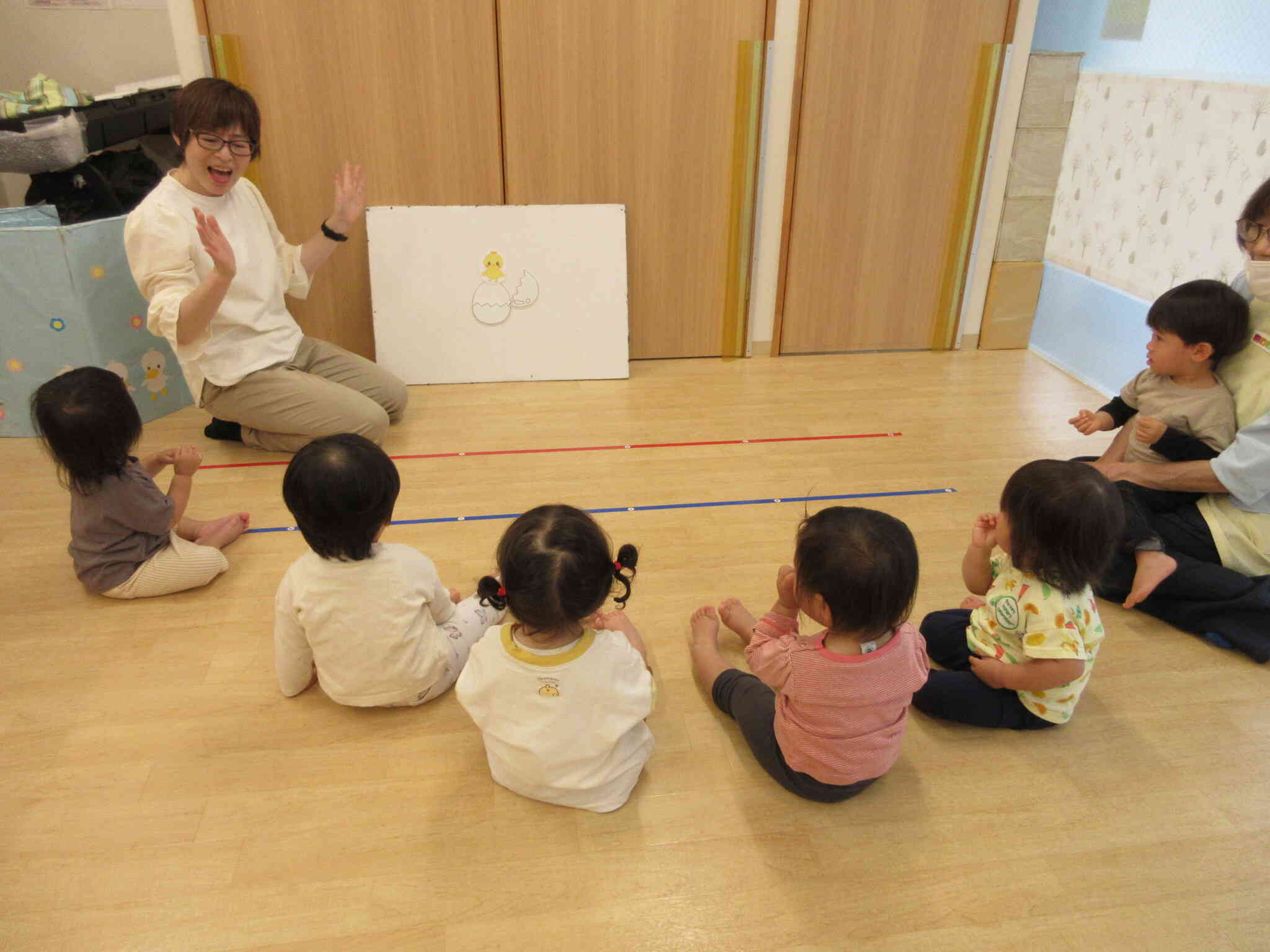 たまごの中から出てきたお友だち