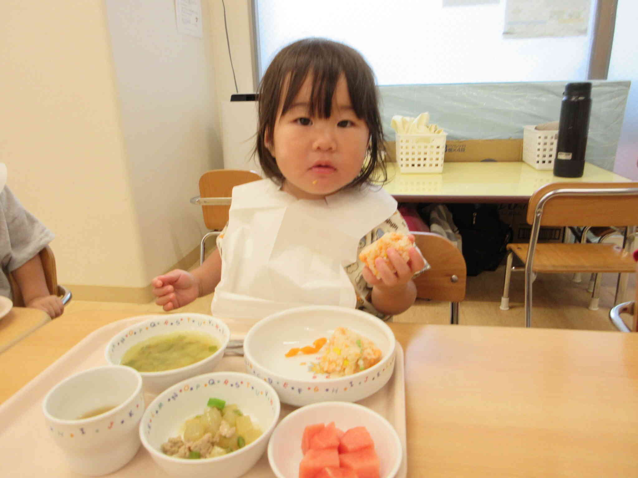 鮭フレークごはんおいしいよ♡